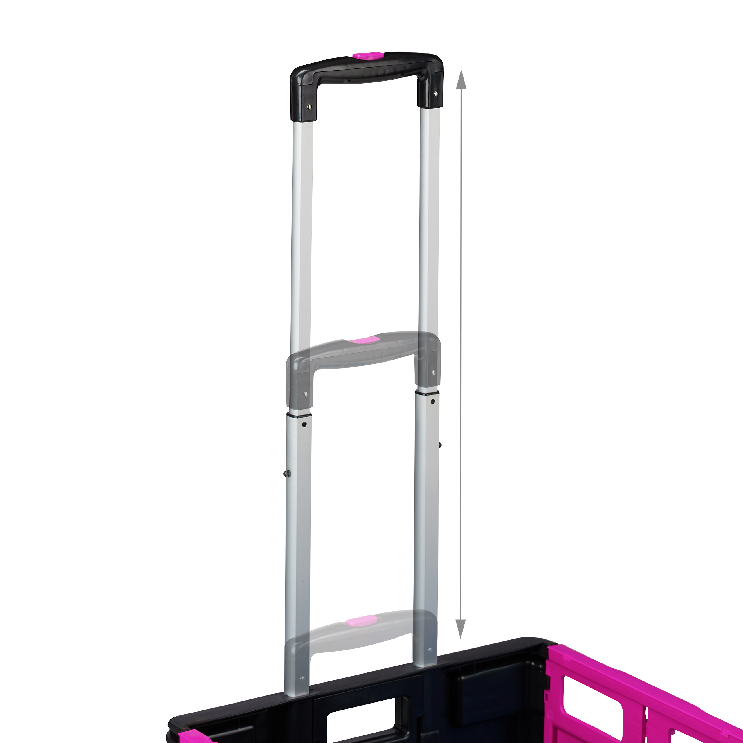 Carrello portaspesa pieghevole Trolley per la spesa 2 ruote Leggero 35 kg - Foto 24 di 60