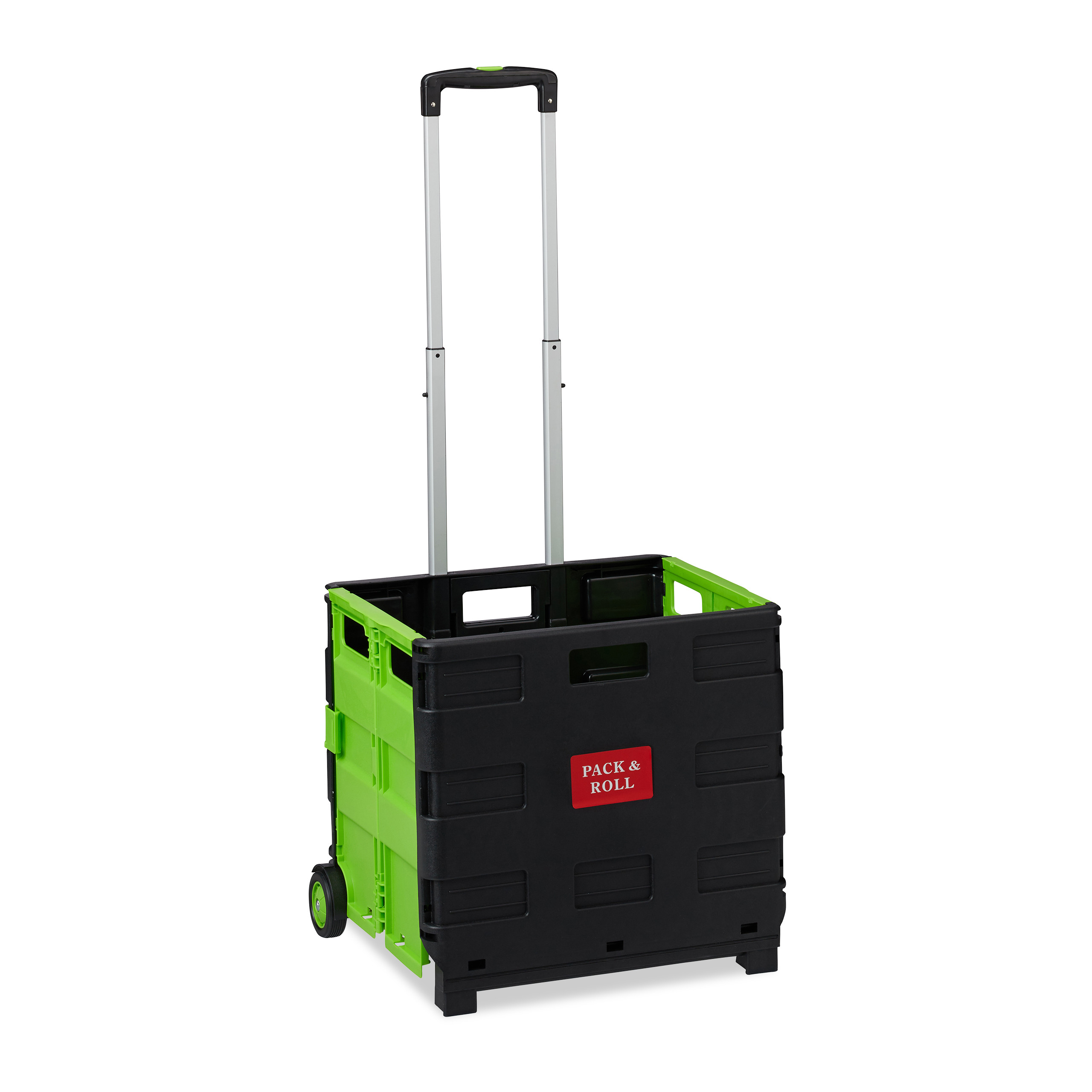 Carrello portaspesa pieghevole Trolley per la spesa 2 ruote Leggero 35 kg - Foto 15 di 60
