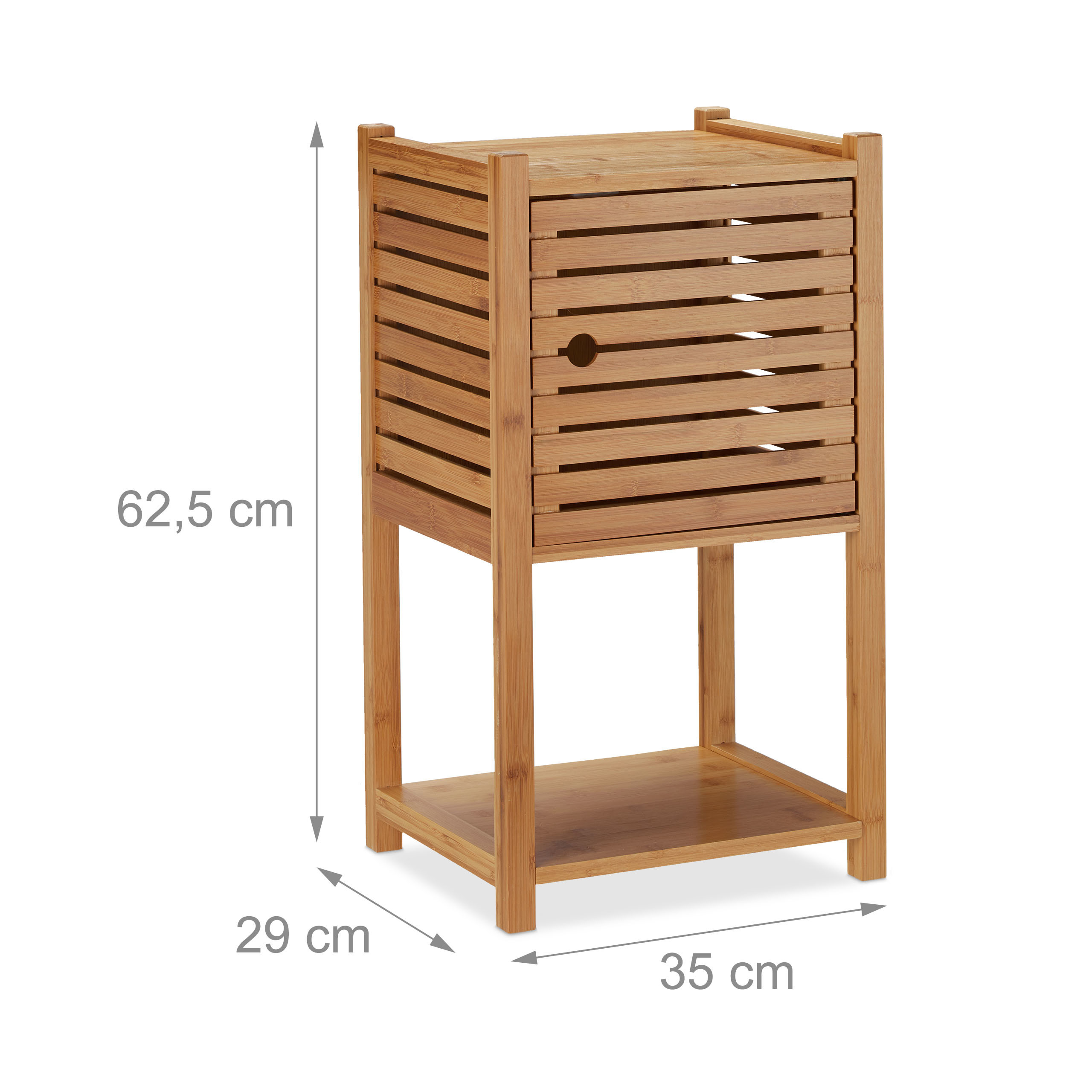 Badregal bambus Badezimmerregal Bambusablage Schmaler Badschrank 2 Ablagen  | eBay