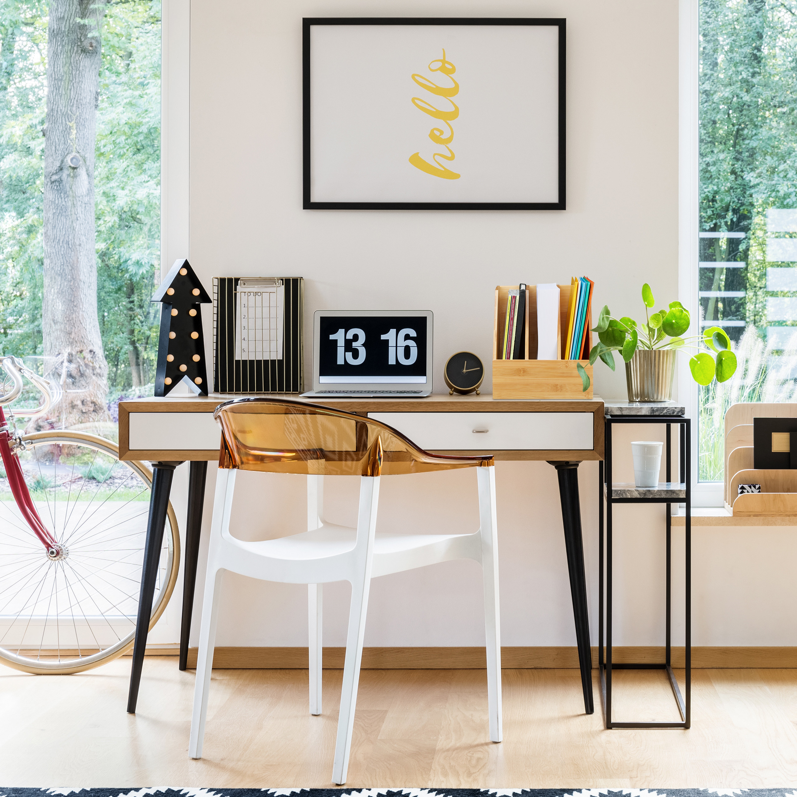 Relaxdays Supporto per Monitor, Rialzo per Schermo con Scomparti, Stand