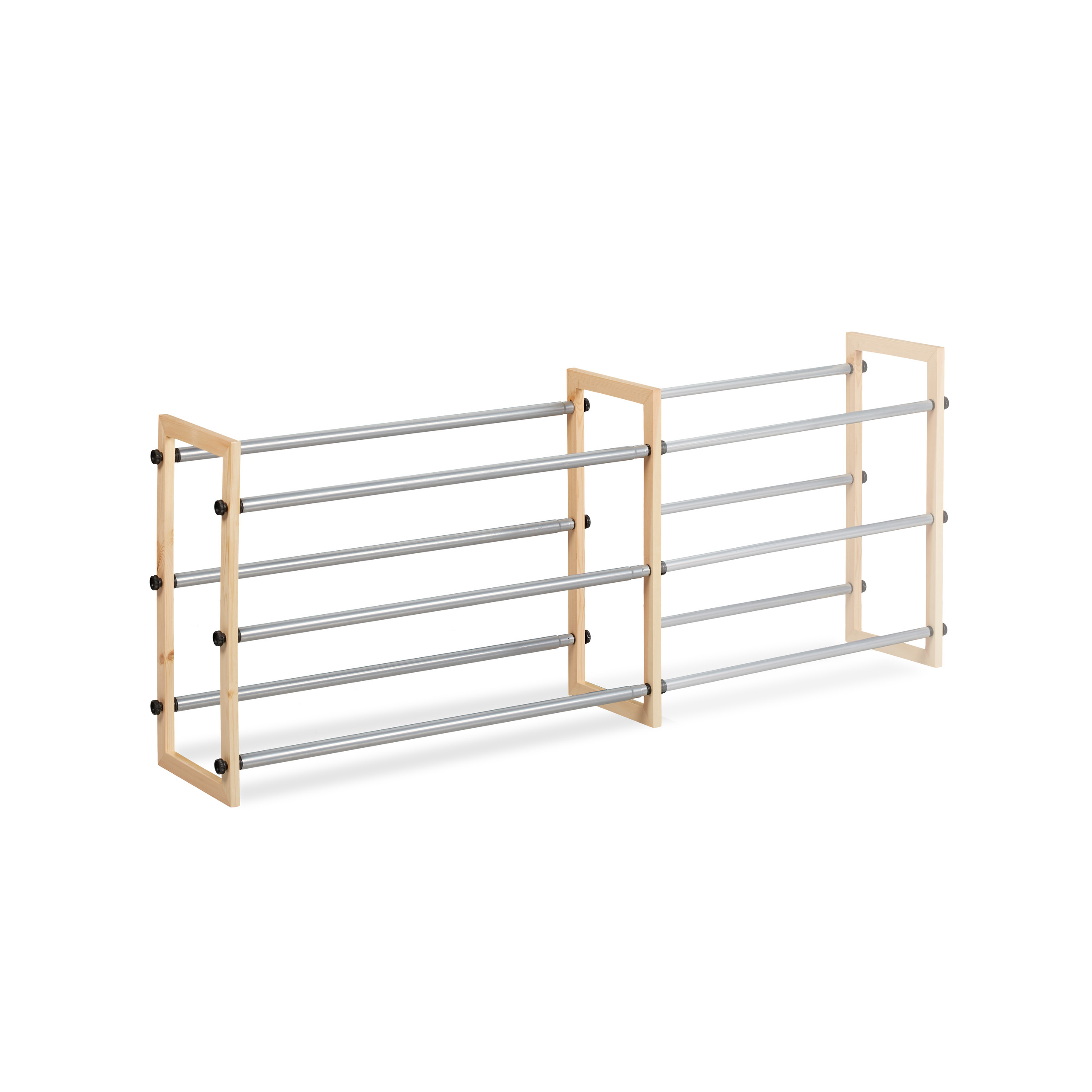 Zapatero extensible estantería de calzado mueble para zapatos 3 estantes - Imagen 10 de 18