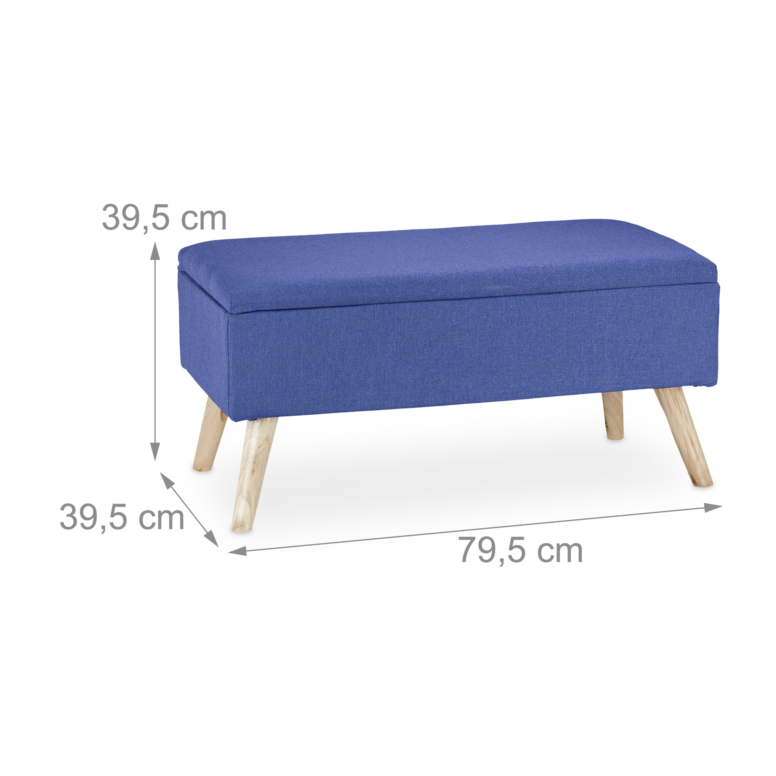 Baul almacenamiento puff organizador taburete decorativo acolchado ligero - Imagen 71 de 77