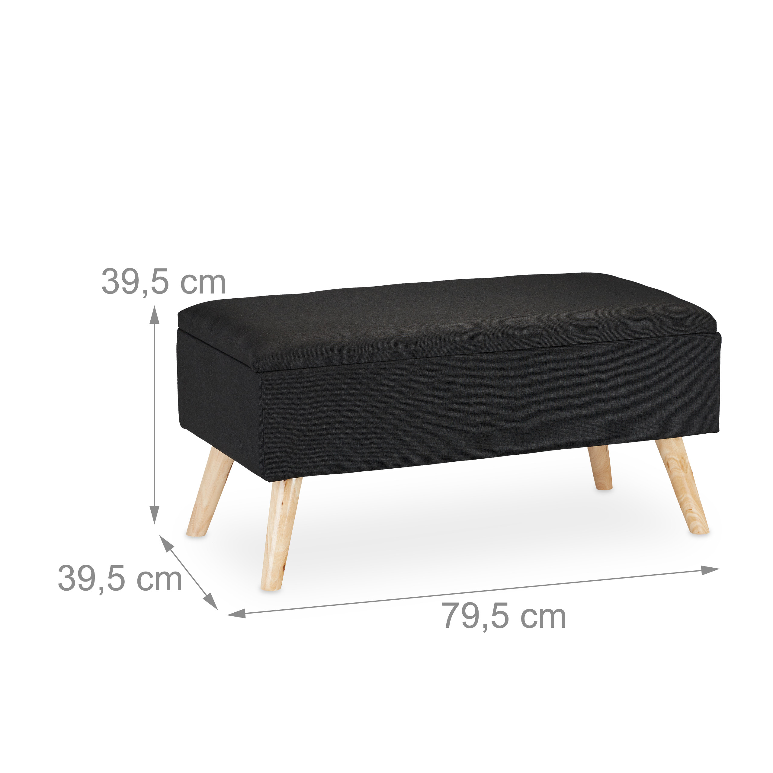 Baul almacenamiento puff organizador taburete decorativo acolchado ligero - Imagen 61 de 77