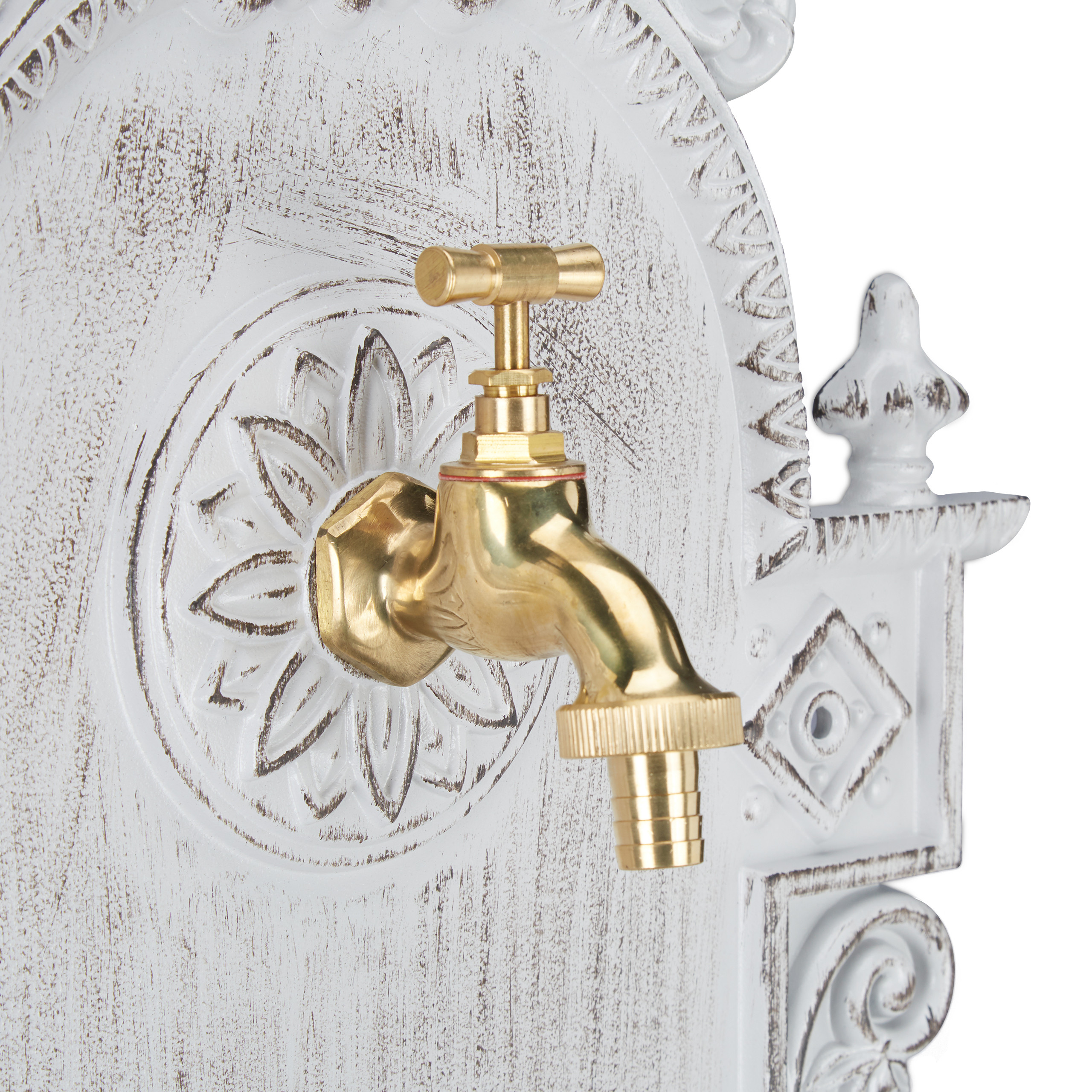 Wall Fountain Garden Fountain Antique Sink Nostalgia Fountain Powder Coated - Picture 16 of 18