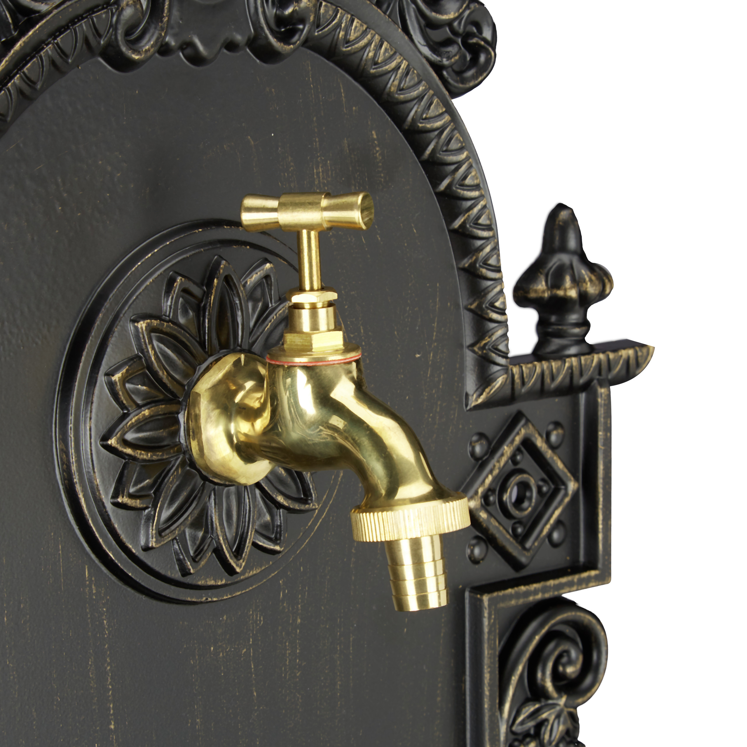 Wall Fountain Garden Fountain Antique Sink Nostalgia Fountain Powder Coated - Picture 8 of 18