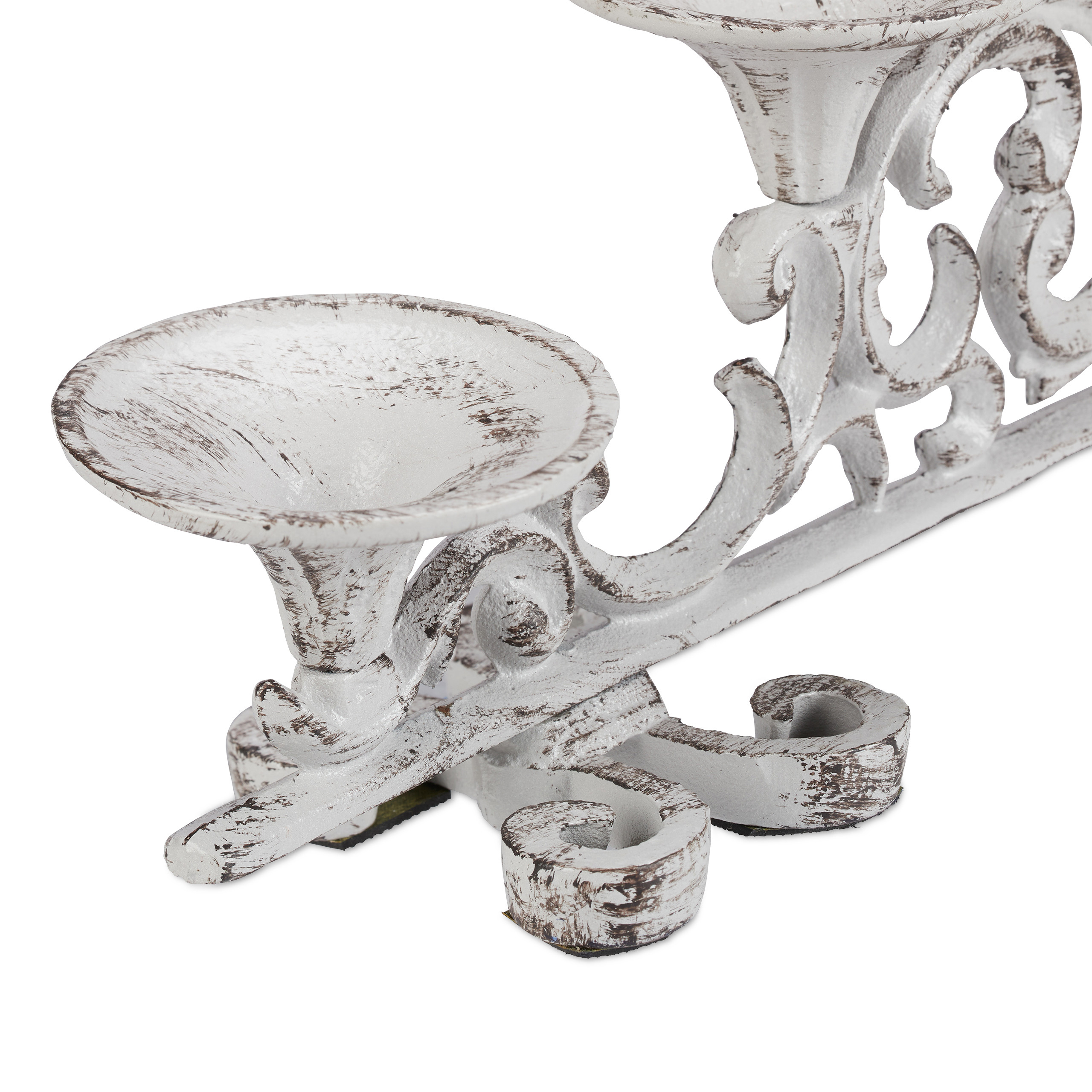 Candelabro antiguo soporte velas barroco portavelas decorativo 5 brazos - Imagen 11 de 12