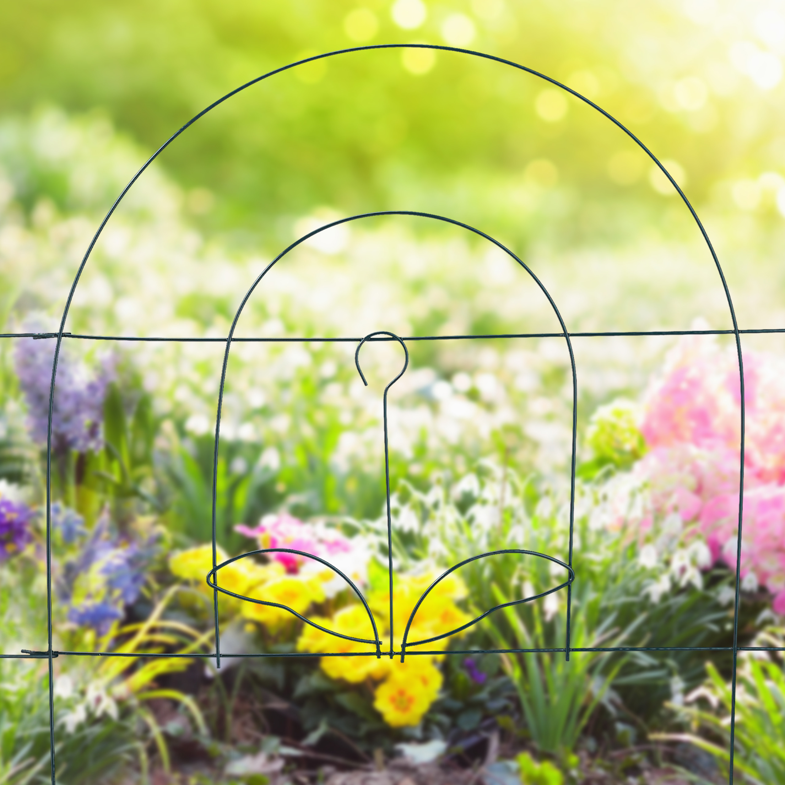 Recinzione Decorativa Da Giardino In Metallo, 25 Pannelli (7,2m) - Anti-Ruggine, Per Aiuole E Orti - 3