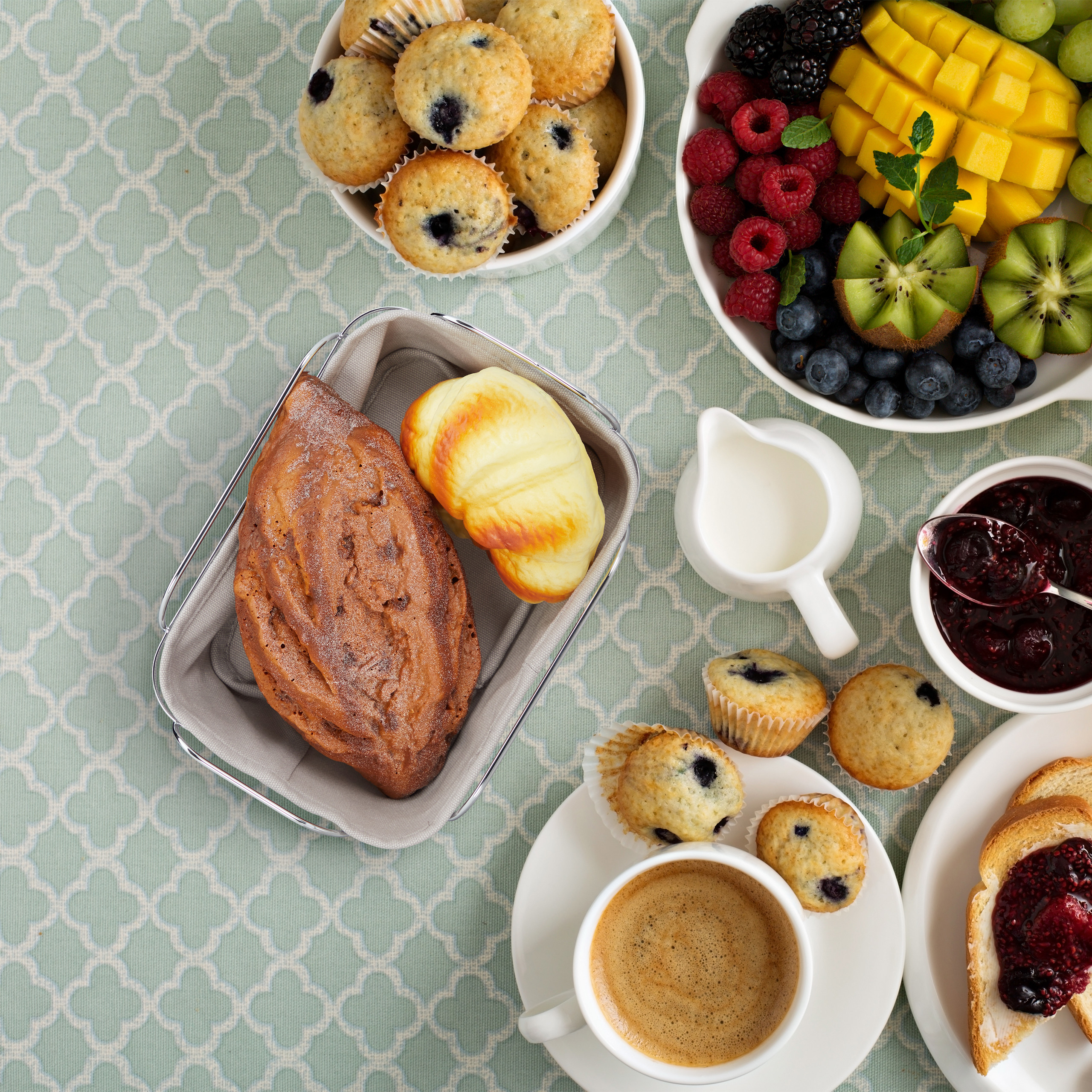 Bread basket Removable lining Lightweight Bread serving basket Breakfast basket - Picture 23 of 30