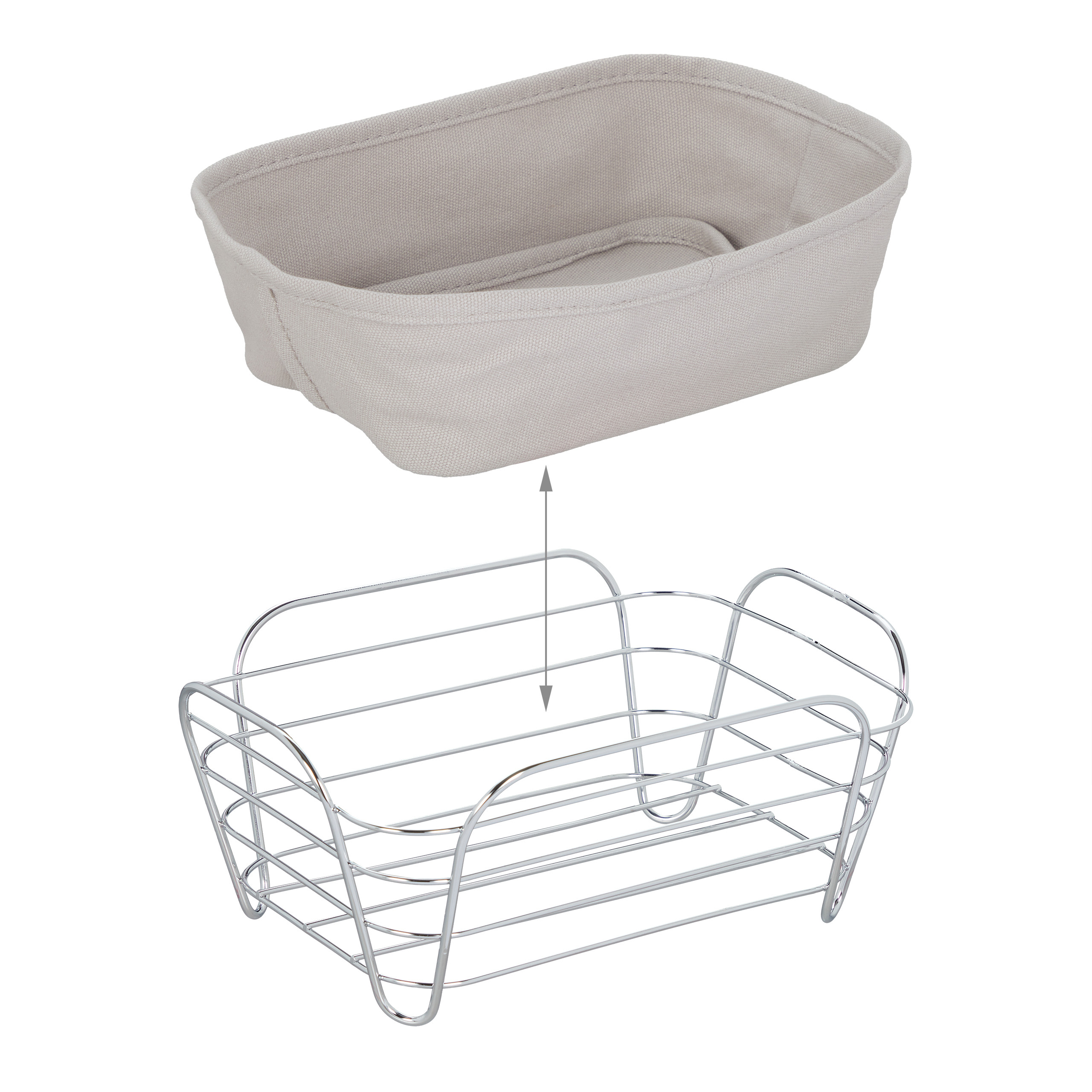 Bread basket Removable lining Lightweight Bread serving basket Breakfast basket - Picture 27 of 30