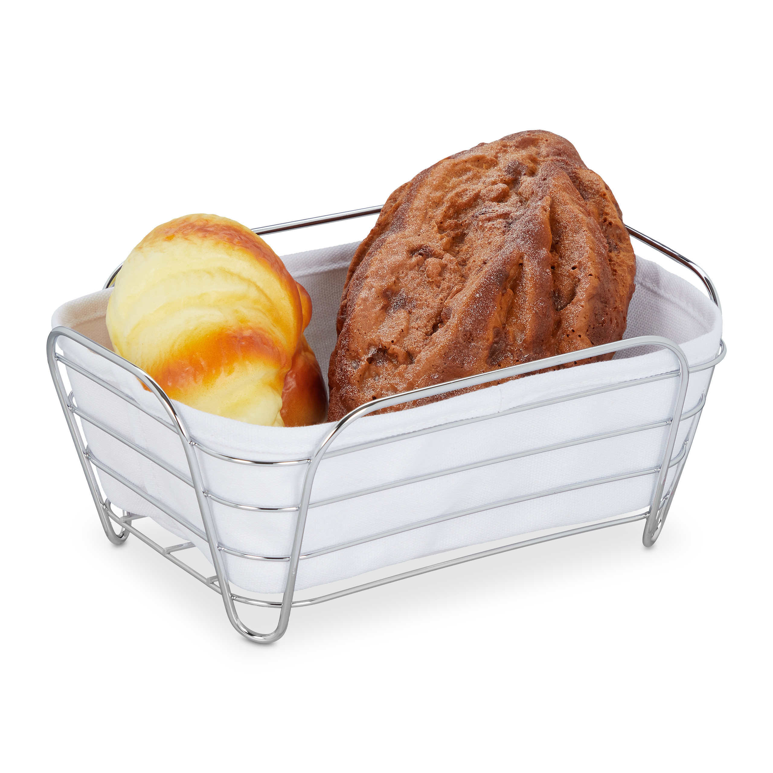 Bread basket Removable lining Lightweight Bread serving basket Breakfast basket - Picture 4 of 30