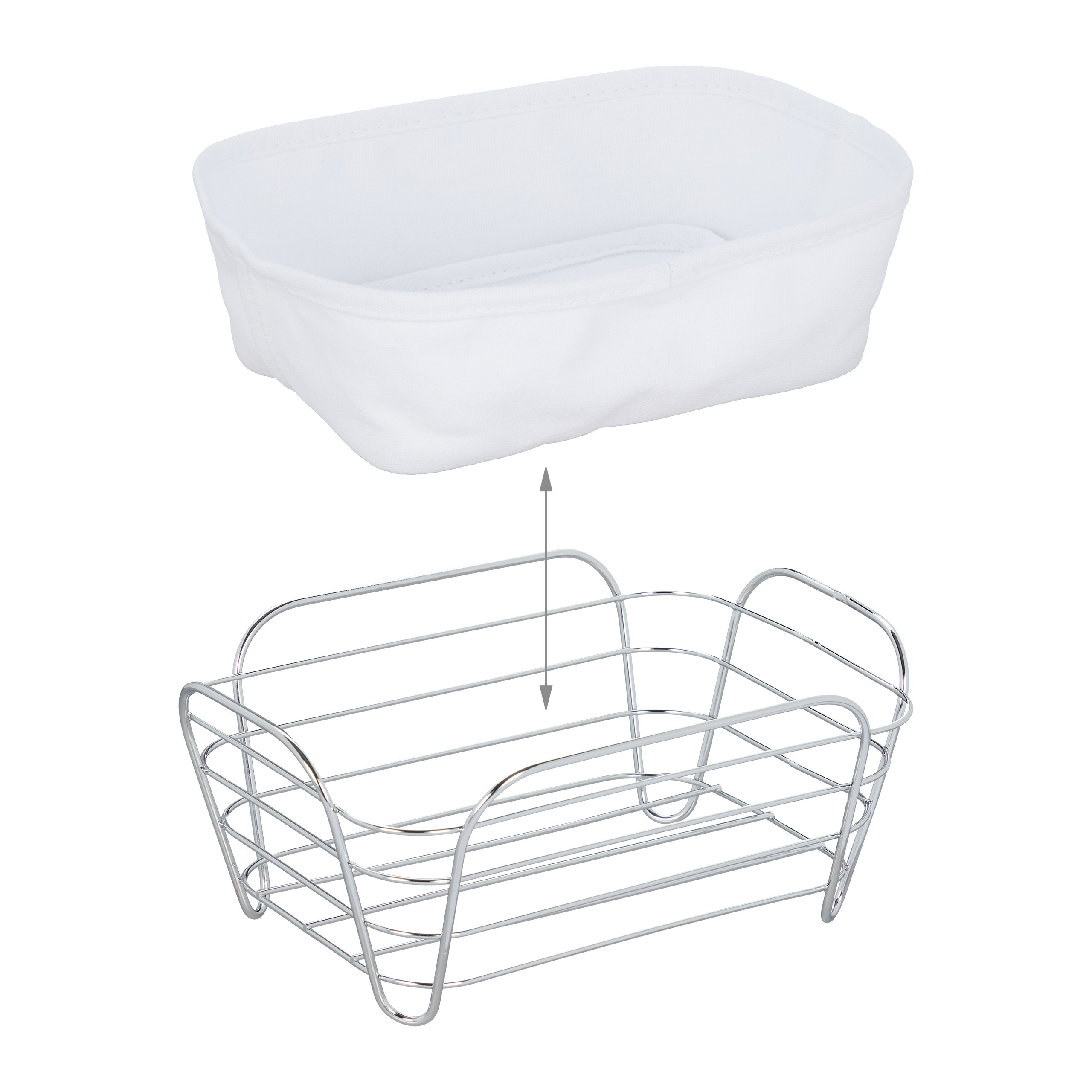 Bread basket Removable lining Lightweight Bread serving basket Breakfast basket - Picture 9 of 30