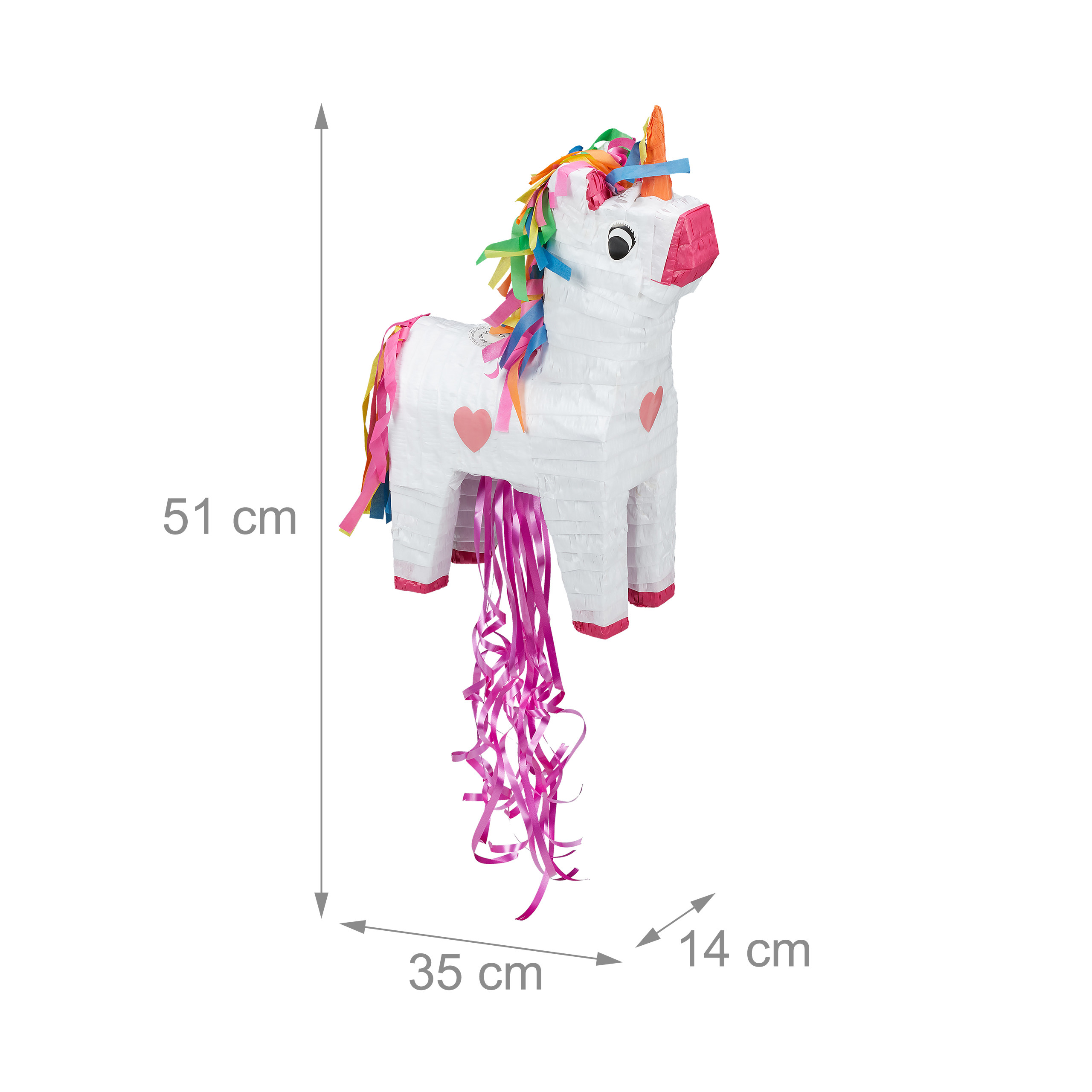 HENBRANDT Einhorn Gleiter – 8 Stück Styropor-Fluggleiter Für Kinder, Bunte Party-Tütenfüller