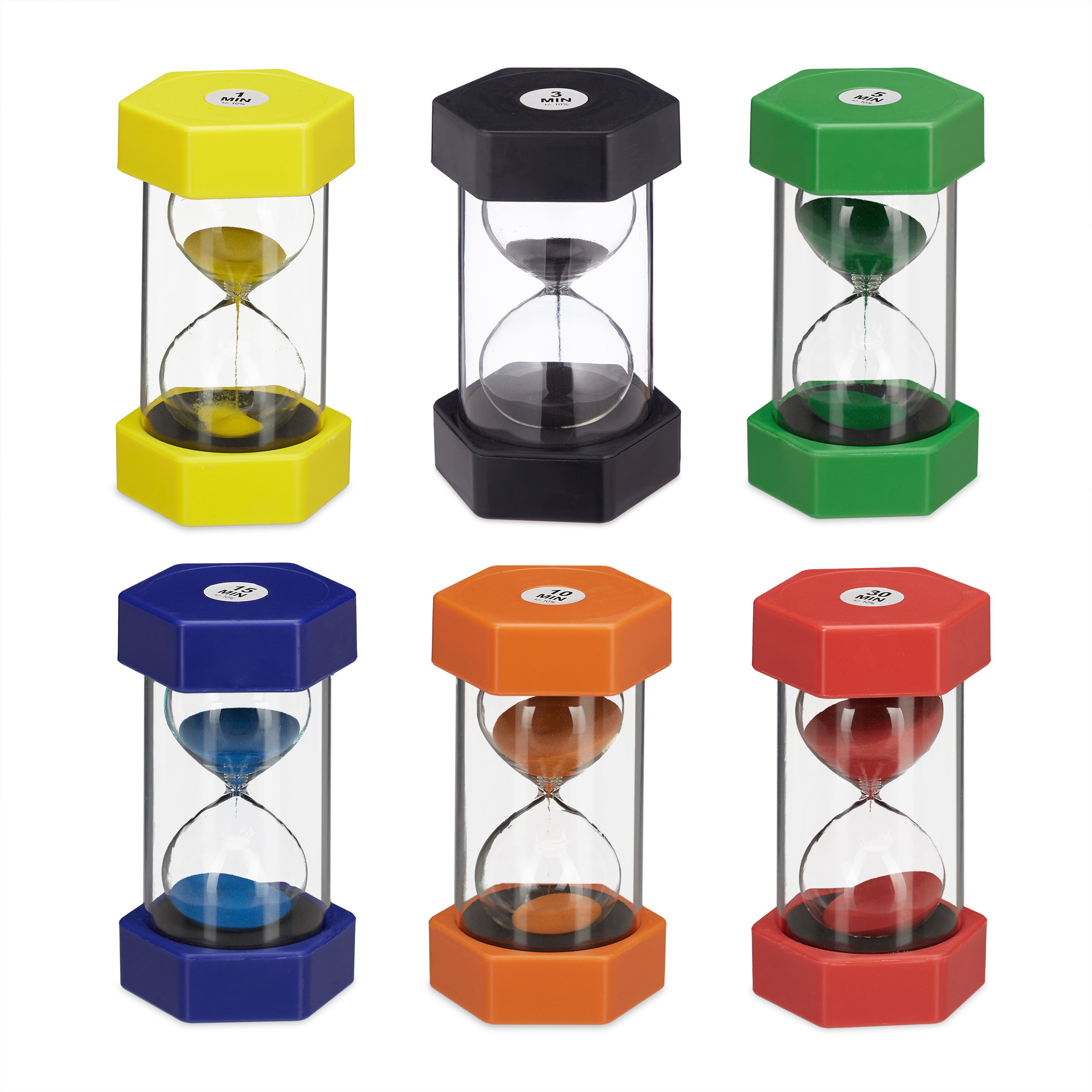 Clessidra 2 Minuti Per Bambini - Set Di 2 Timer Colorati (blu E Rosa) Per Lavarsi I Denti, Giochi, Routine Quotidiane Timer Gioco Gestione Tempo