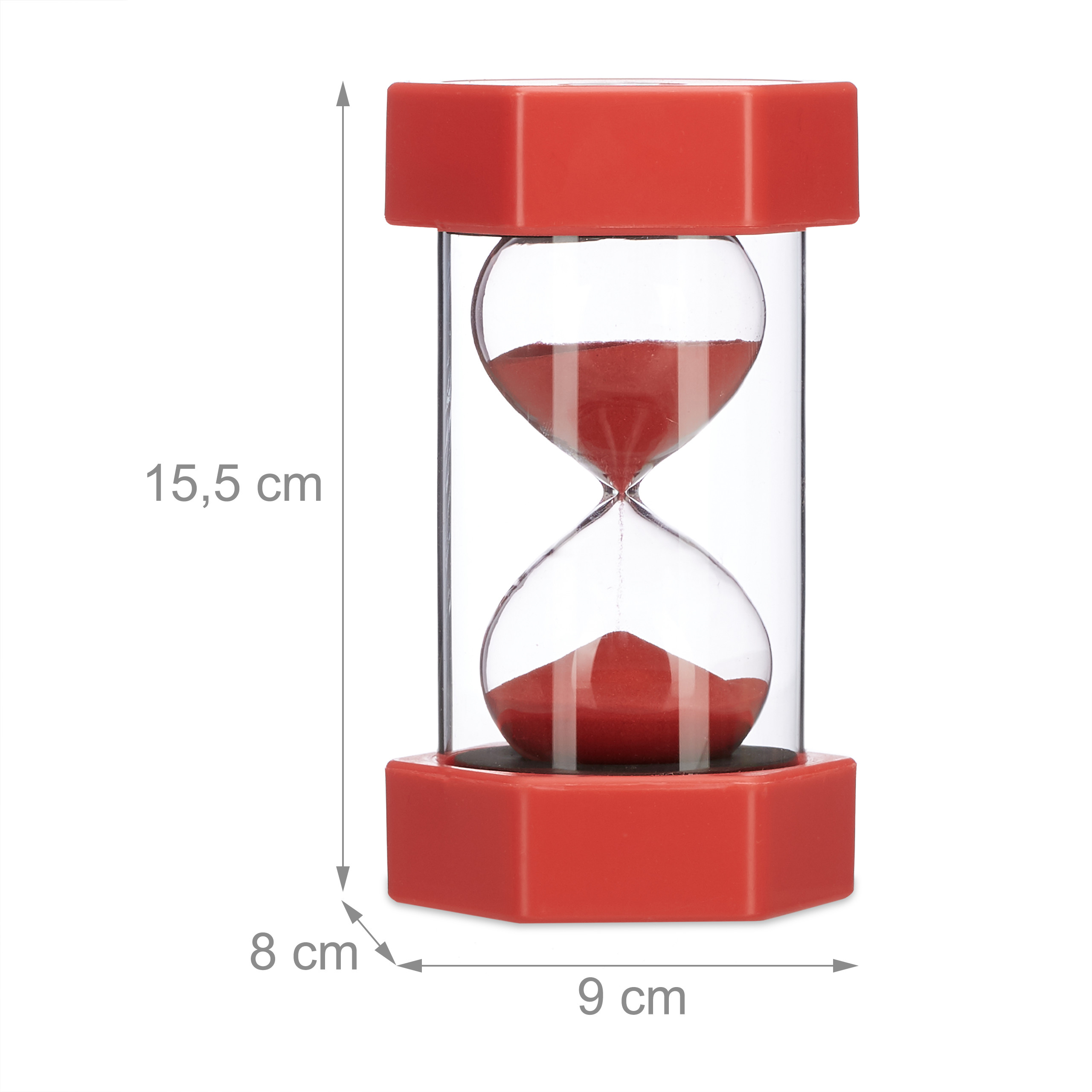3 pezzi Set di clessidre per bambini, timer 3 minuti per lavare i denti, orologio educativo per bambini piccoli, clessidre colorate per imparare il tempo