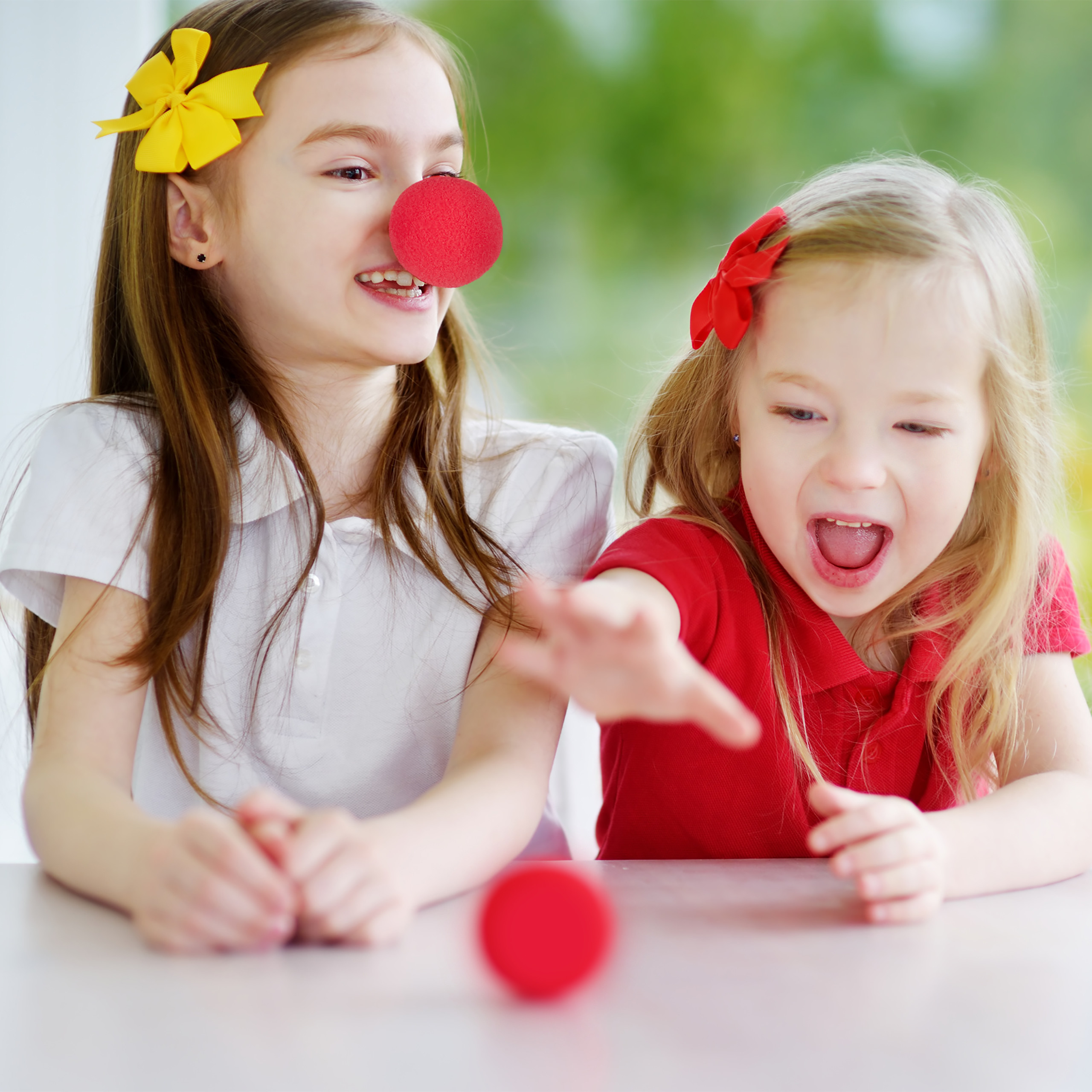 Lot De 50 Nez De Clown Rouge En Mousse Pour Carnaval Et Renne