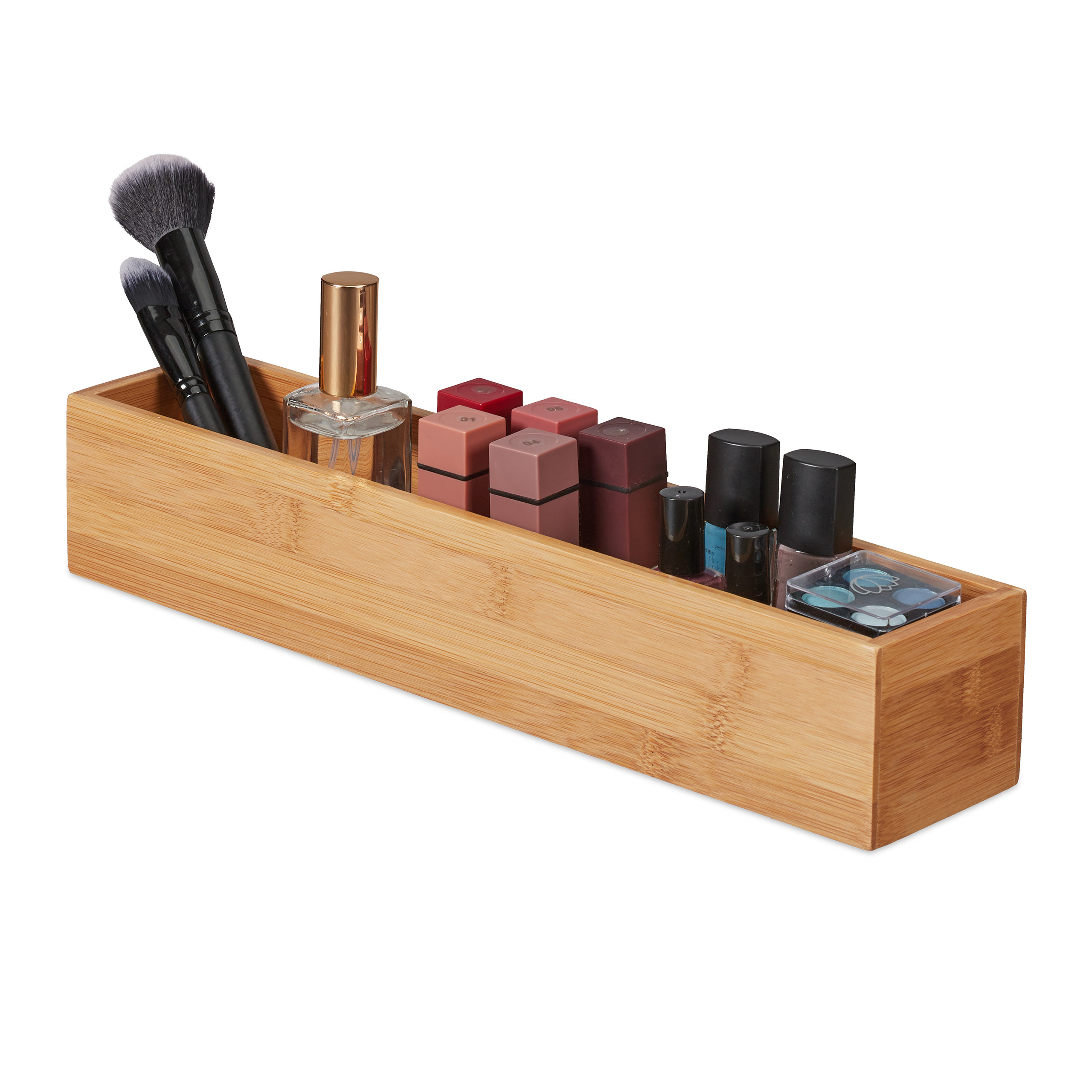 Bambus box Ordnungsbox aus Holz Rechteckige Kiste 4er Set 2 kg Bambus  Organizer | eBay