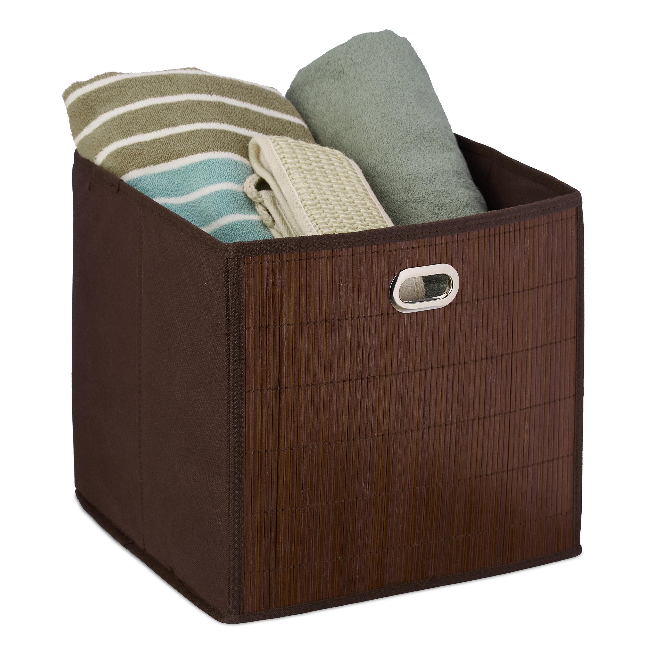 Aufbewahrungskorb Bambuskorb Bambusbox Faltkorb 28 l 550 g Badkorb faltbar  | eBay