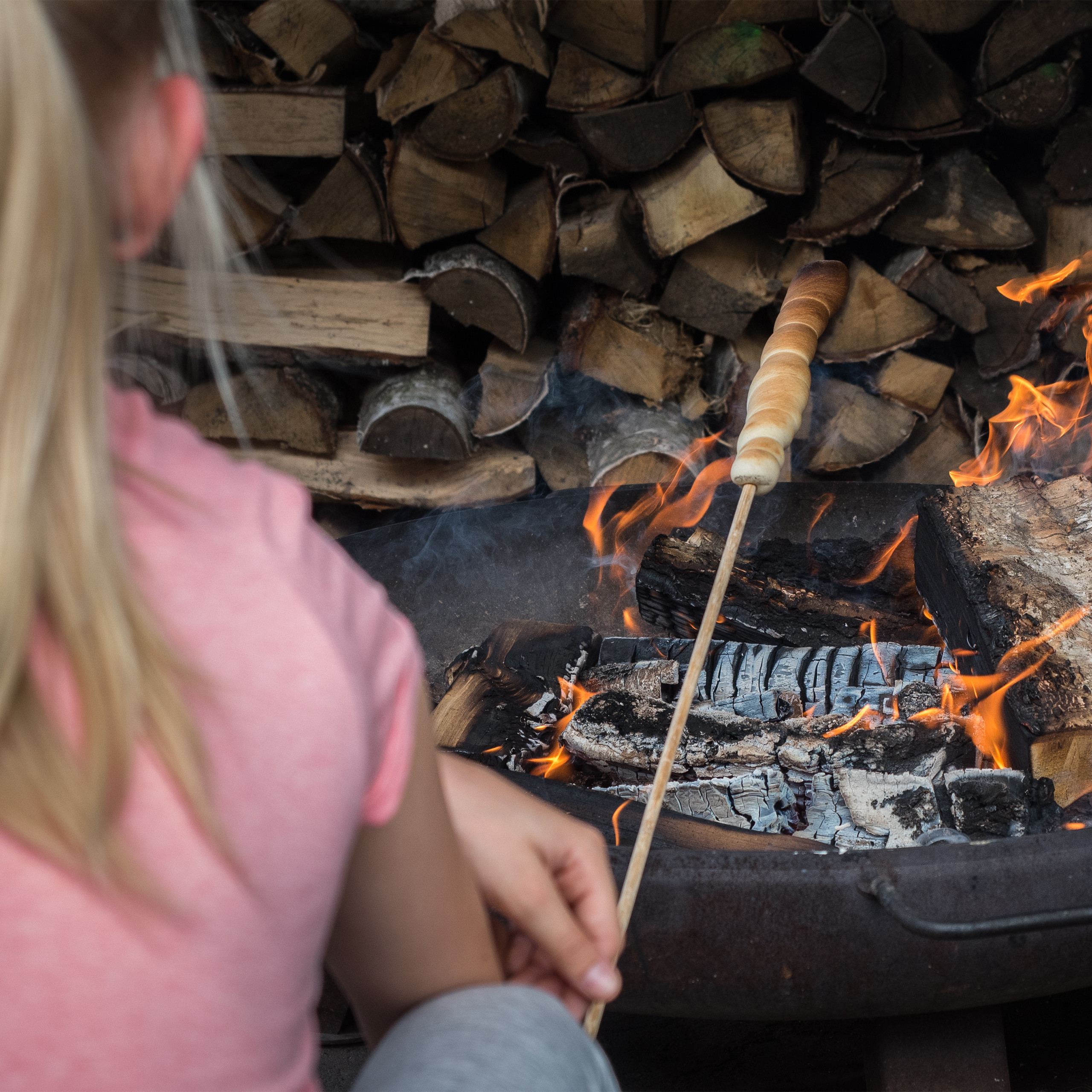 100 Stck Stockbrot Spiee 90cm Lang - Bambus Grillspiee Fr Lagerfeuer  Marshmallow Smores Kit Lange Grillspiee Bambus