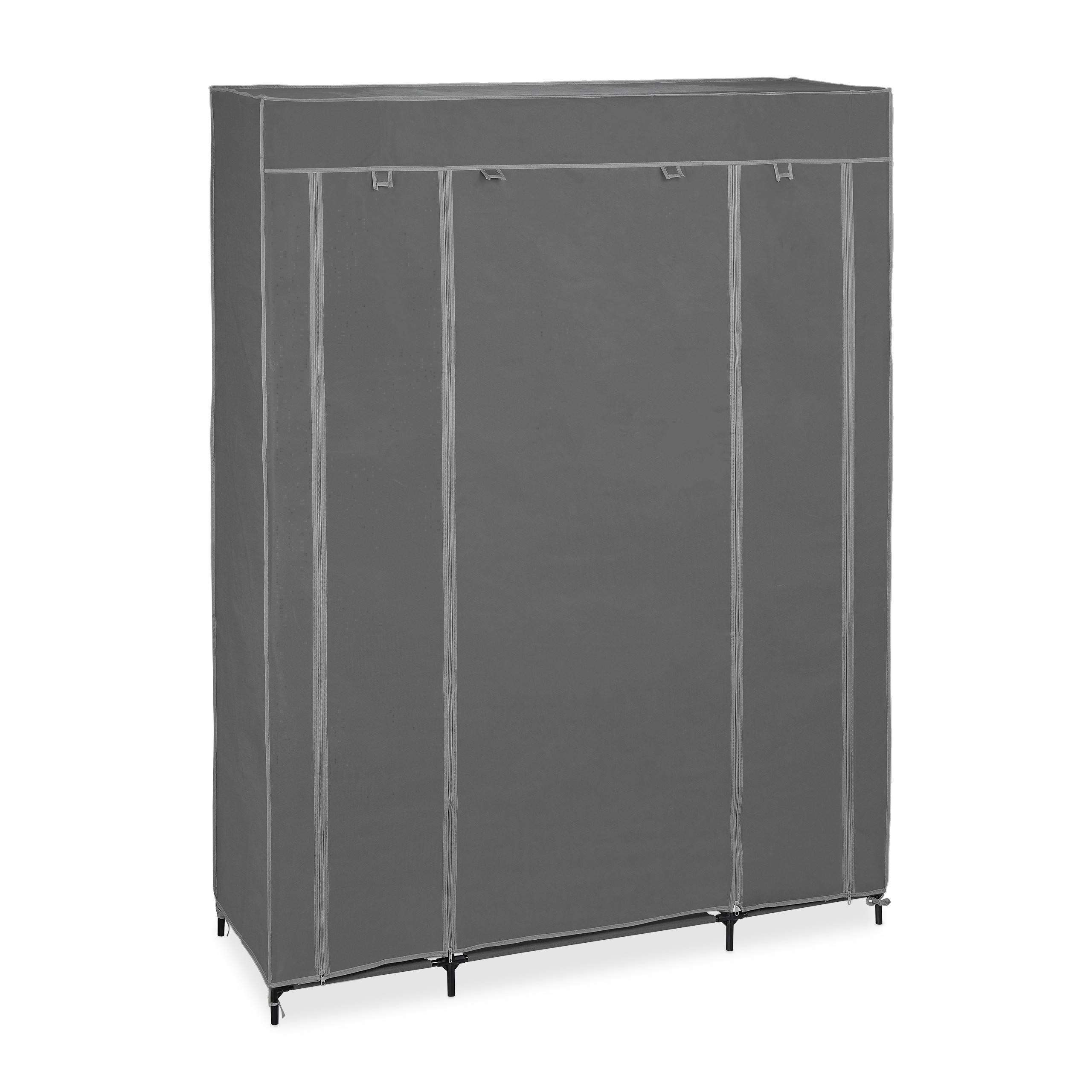 Armario tela xxl guardarropa portátil mueble organizador 12 estantes 3 kg - Imagen 11 de 12