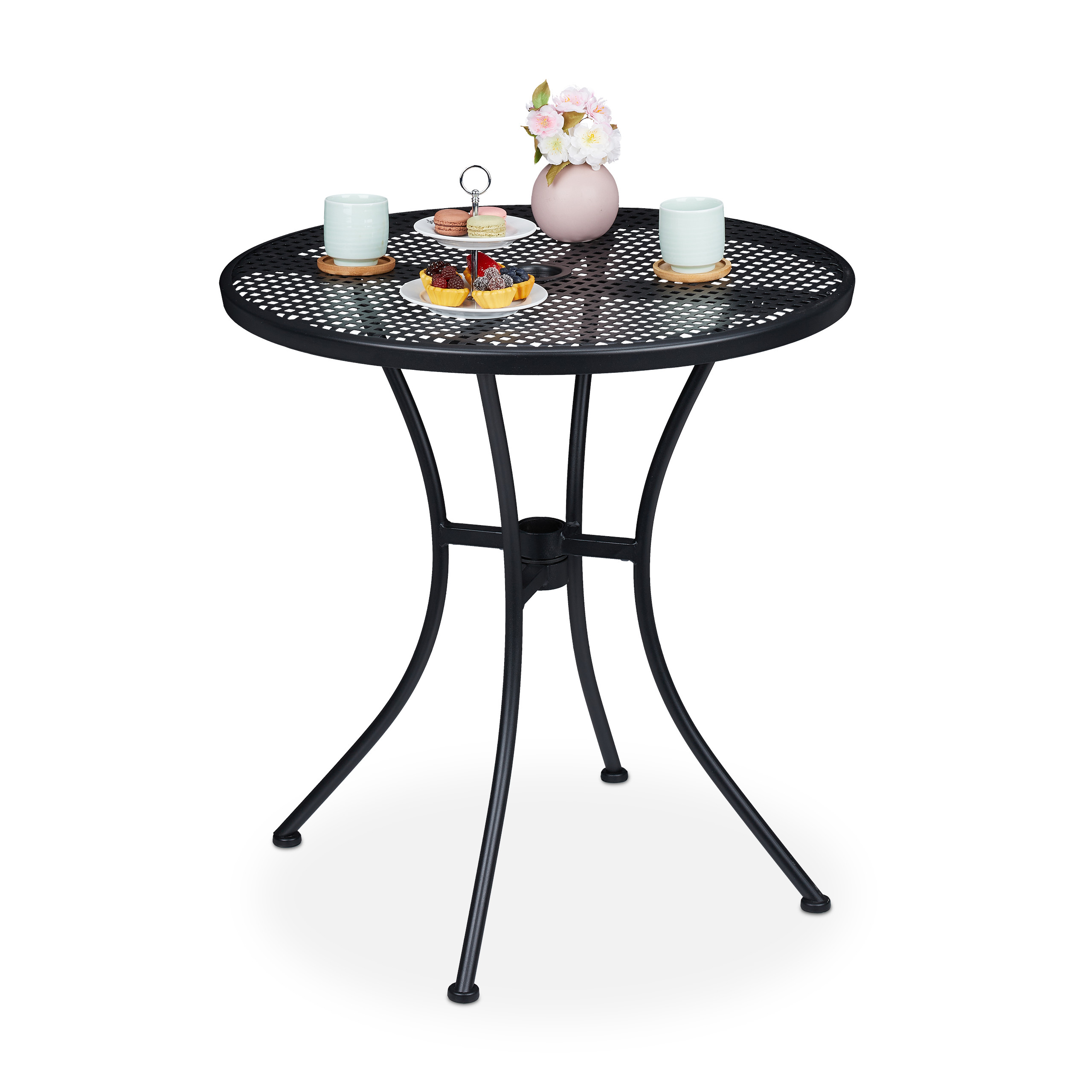 Sundale Tavolino Regolabile Per Ombrellone – Diametro 50 Cm – Portatile, Per Spiaggia, Giardino E Piscina - 2
