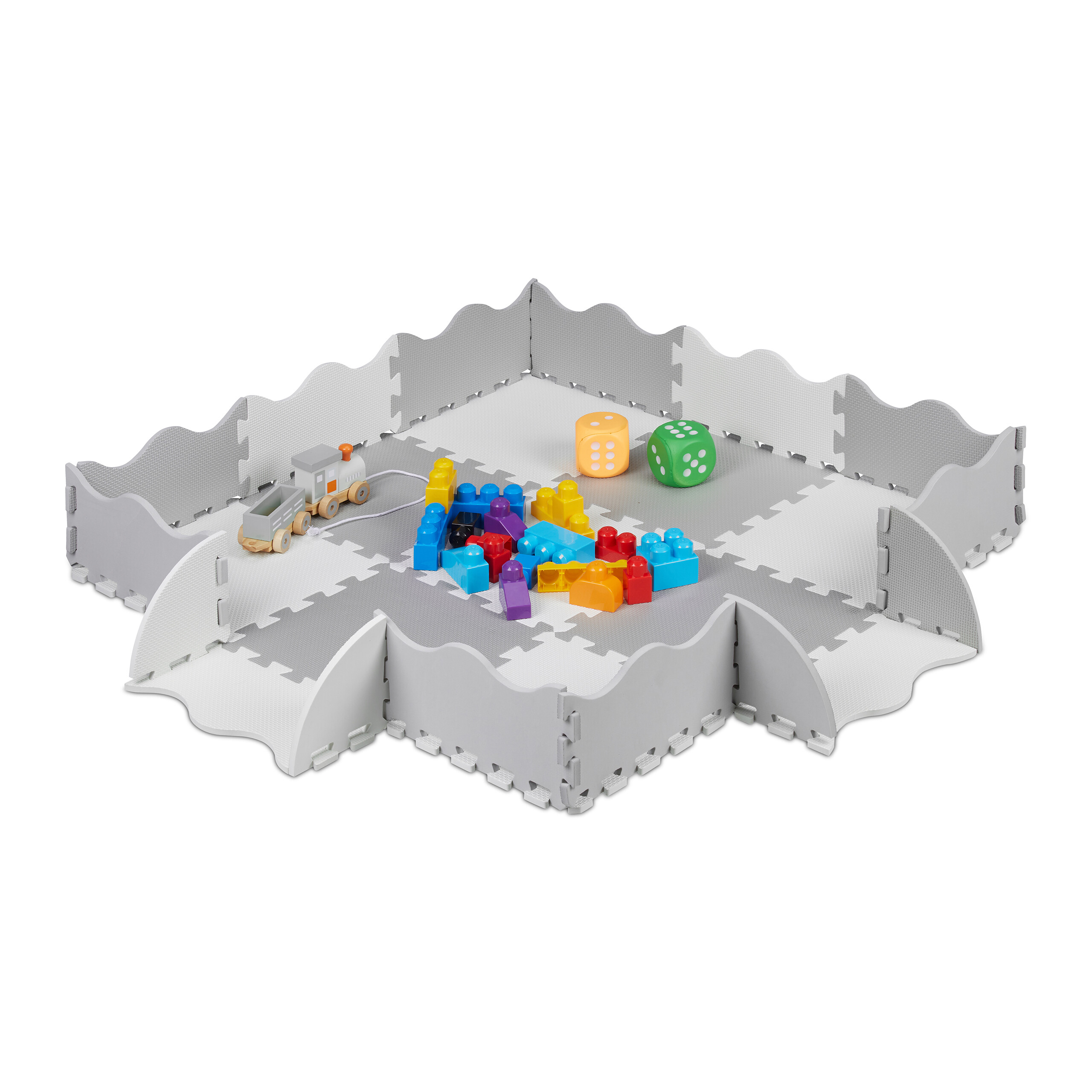Puzzlematte Puzzleteppich Spielunterlage Schaumstoffspielmatte Krabbelunterlage