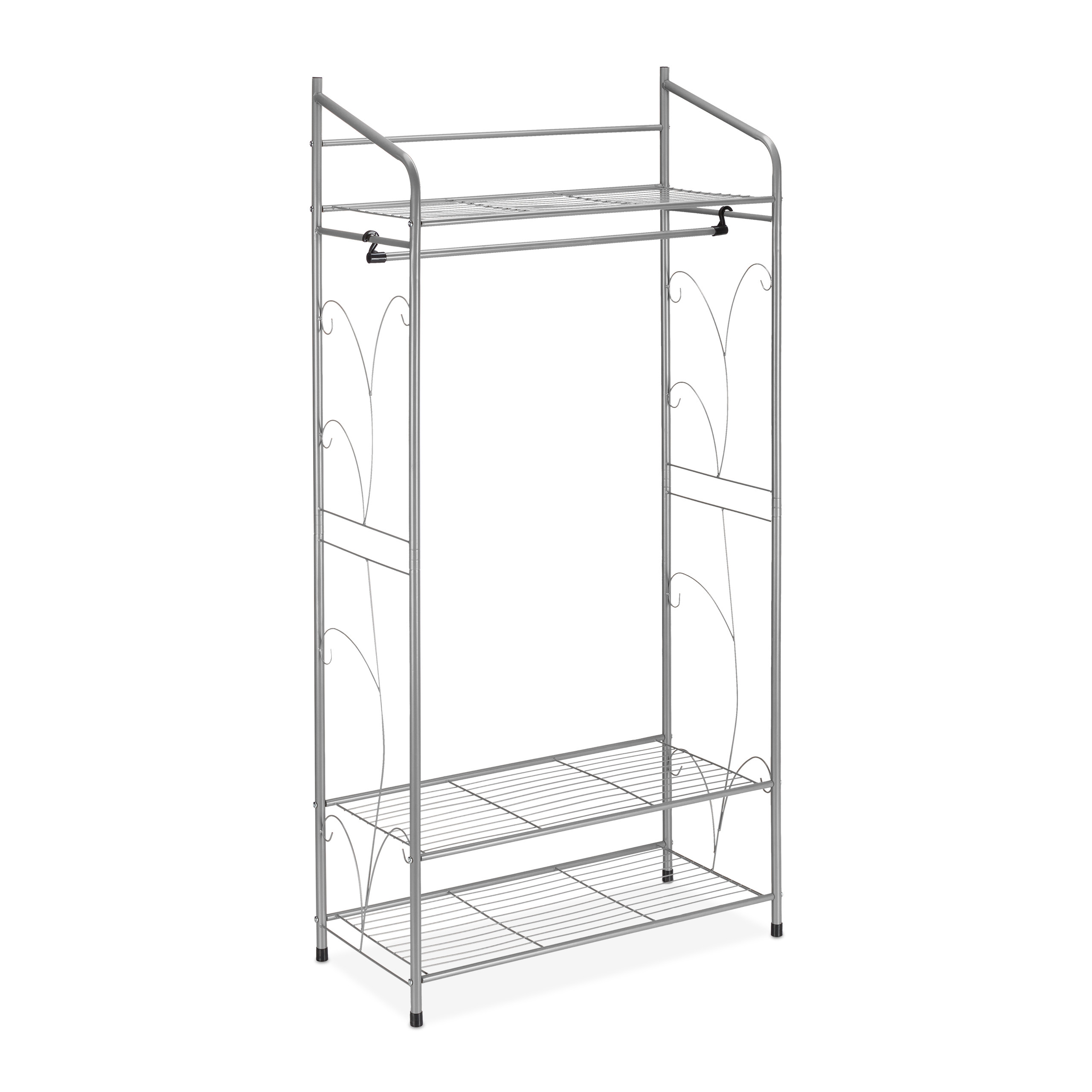 Kleiderständer Garderobenständer Flurgarderobe 3 Ablagen Freistehend 20 kg - Bild 23 von 23