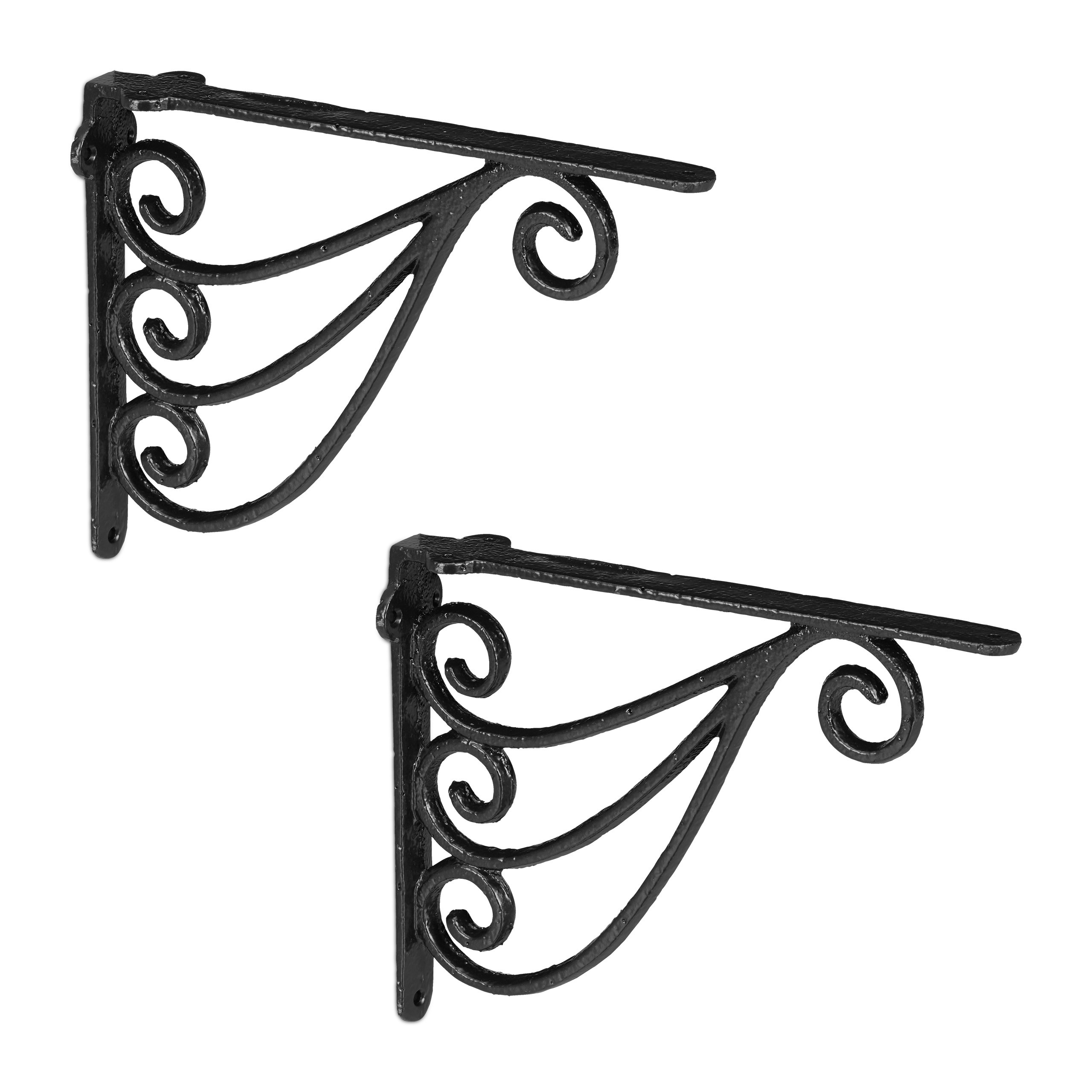 Escuadras estantería arabescos Soportes baldas set de 2 Ángulos repisa hierro - Imagen 20 de 27