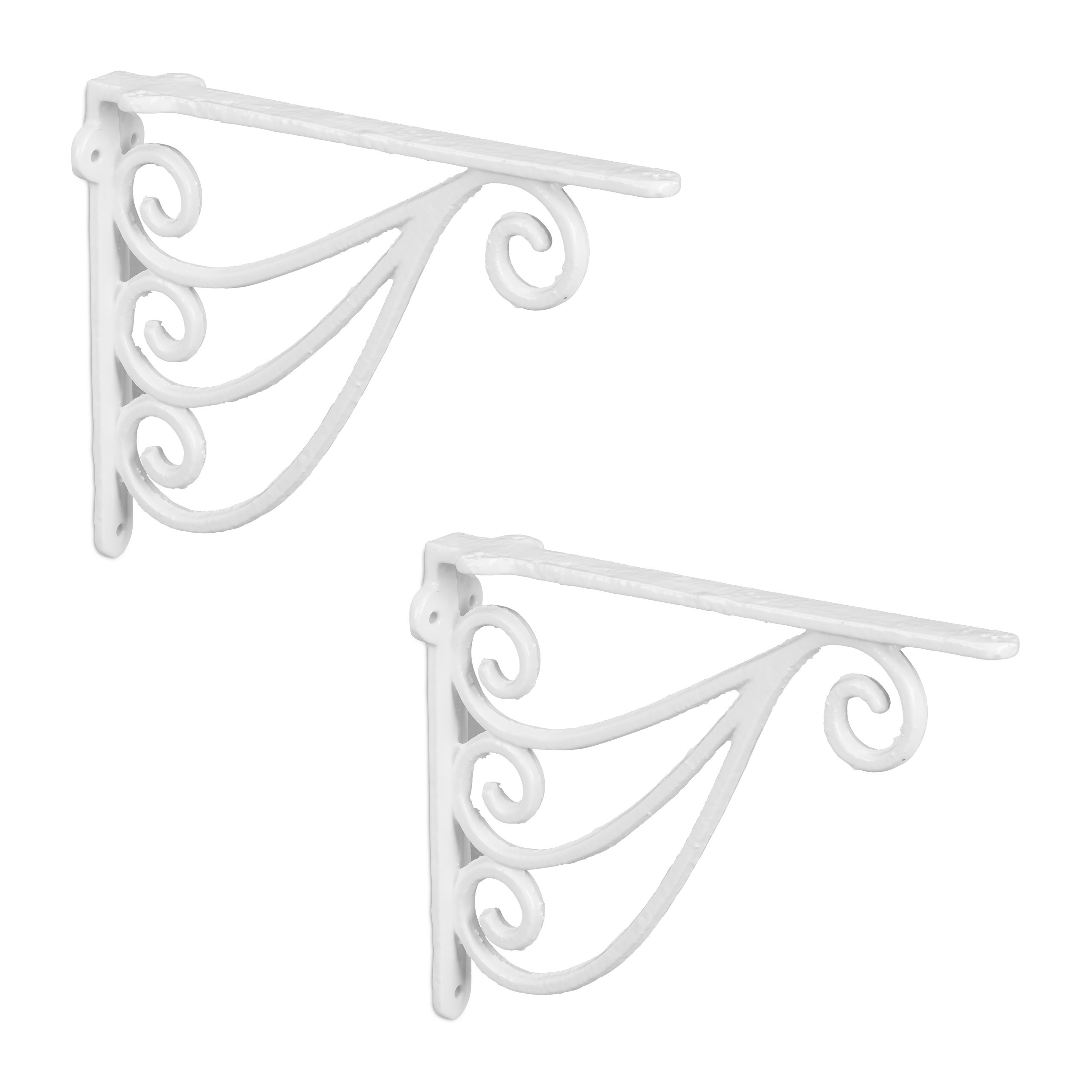 Escuadras estantería arabescos Soportes baldas set de 2 Ángulos repisa hierro - Imagen 12 de 27
