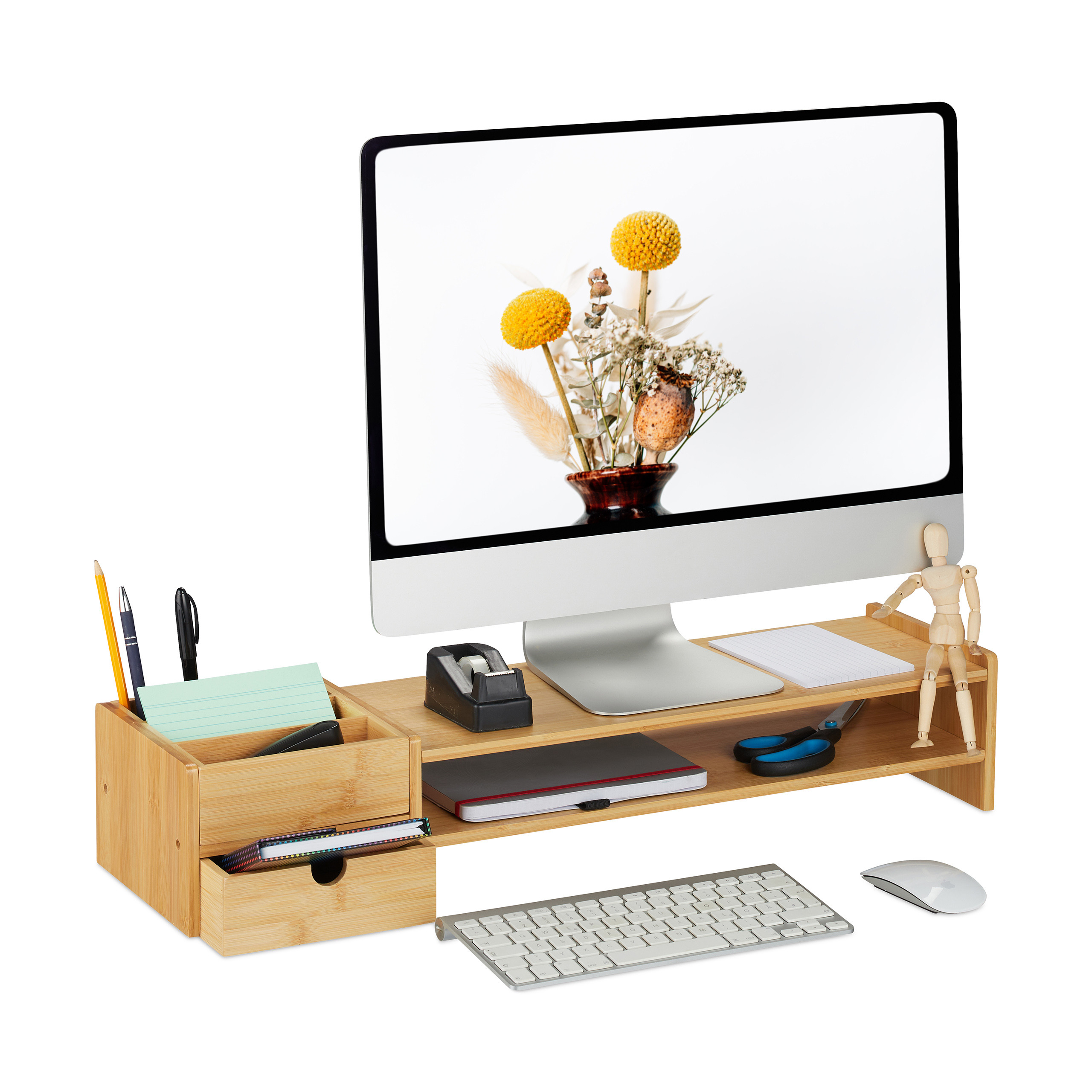 conecto supporto a parete per monitor e televisori fino a 42 pollici