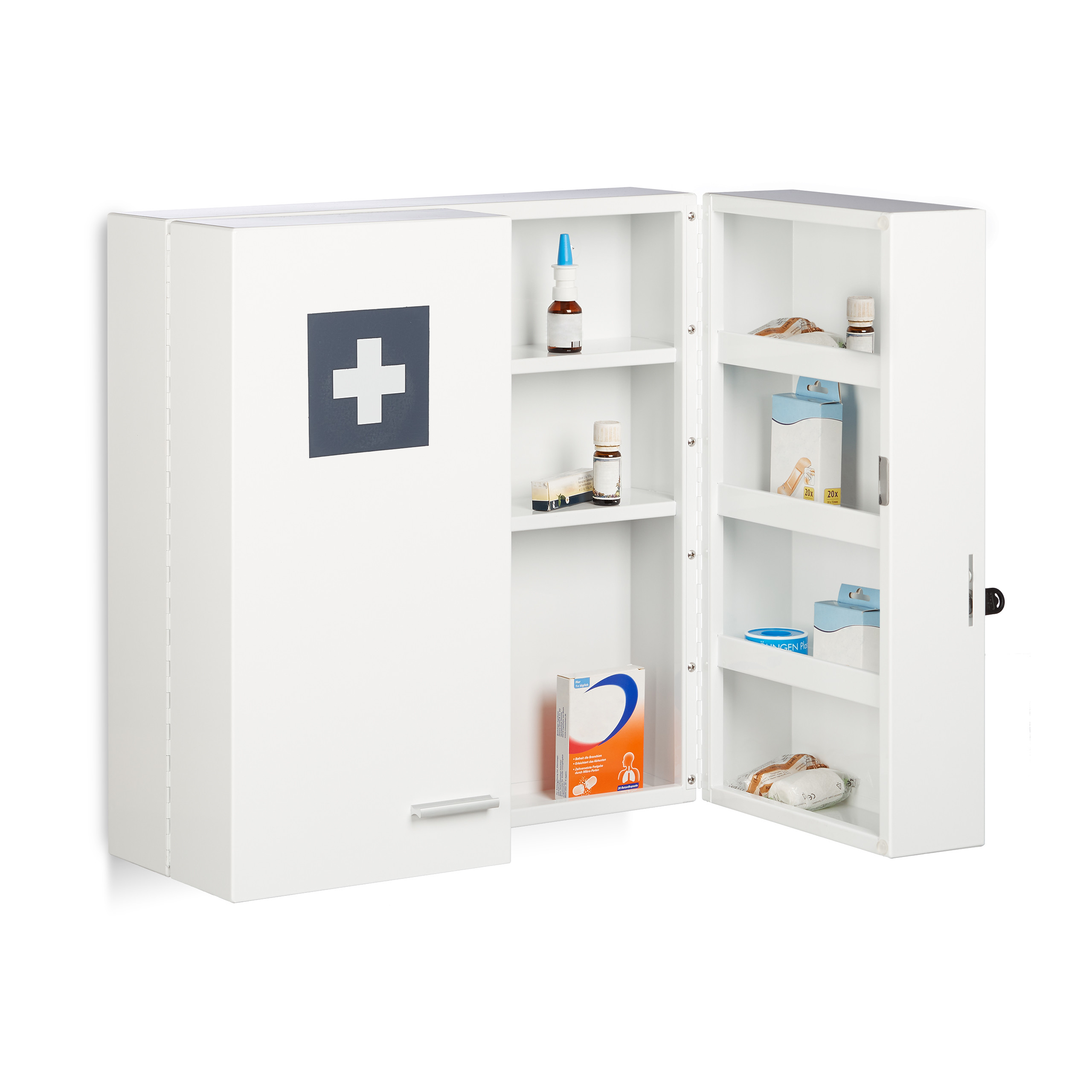 Medizinschrank Medikamentenschrank Arzneischrank Apothekerschrank 11 Fächer