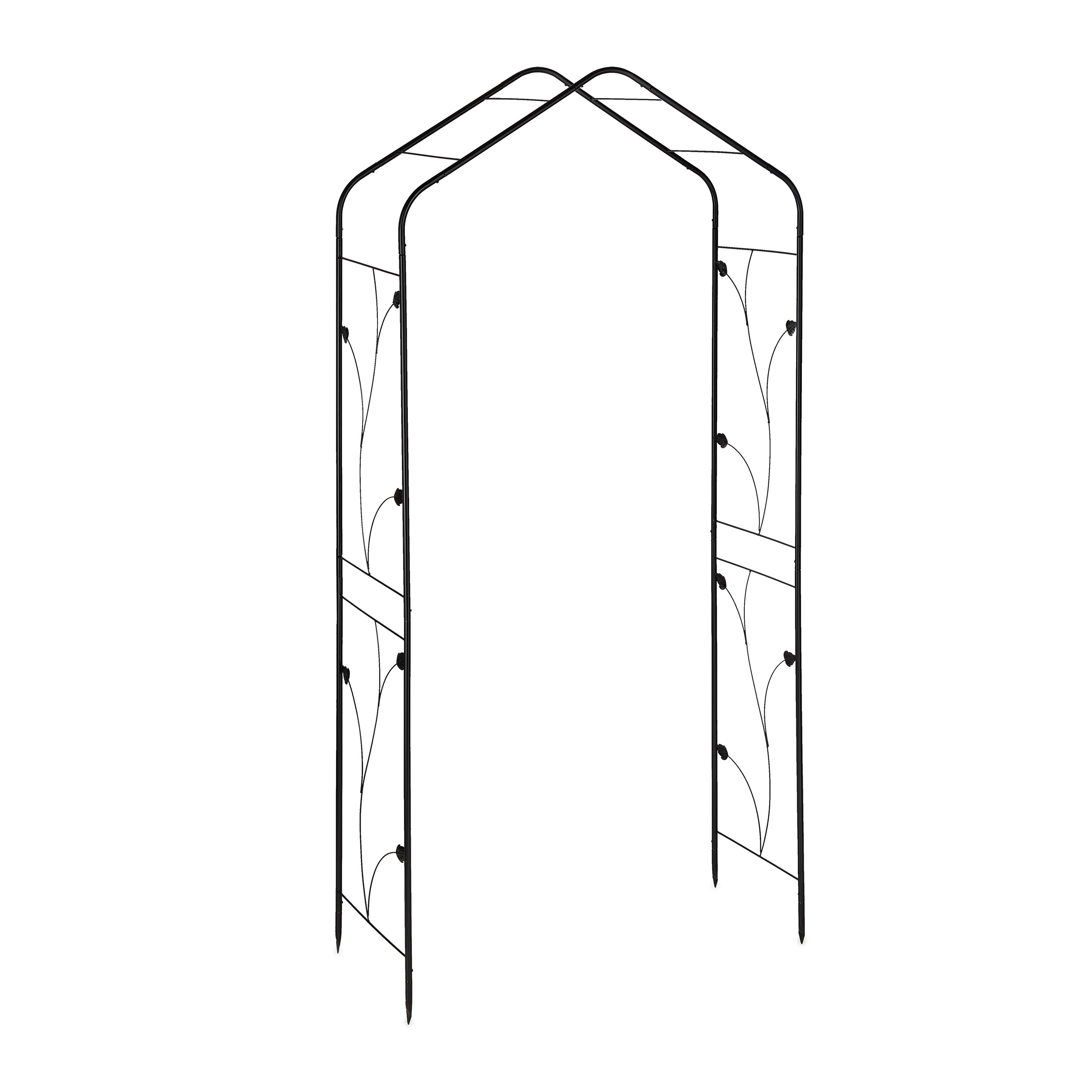 Arco de rosas arco de jardín ayuda para el enganche arco de metal resistente a la intemperie 4,3 kg arco de enganche - Imagen 8 de 8