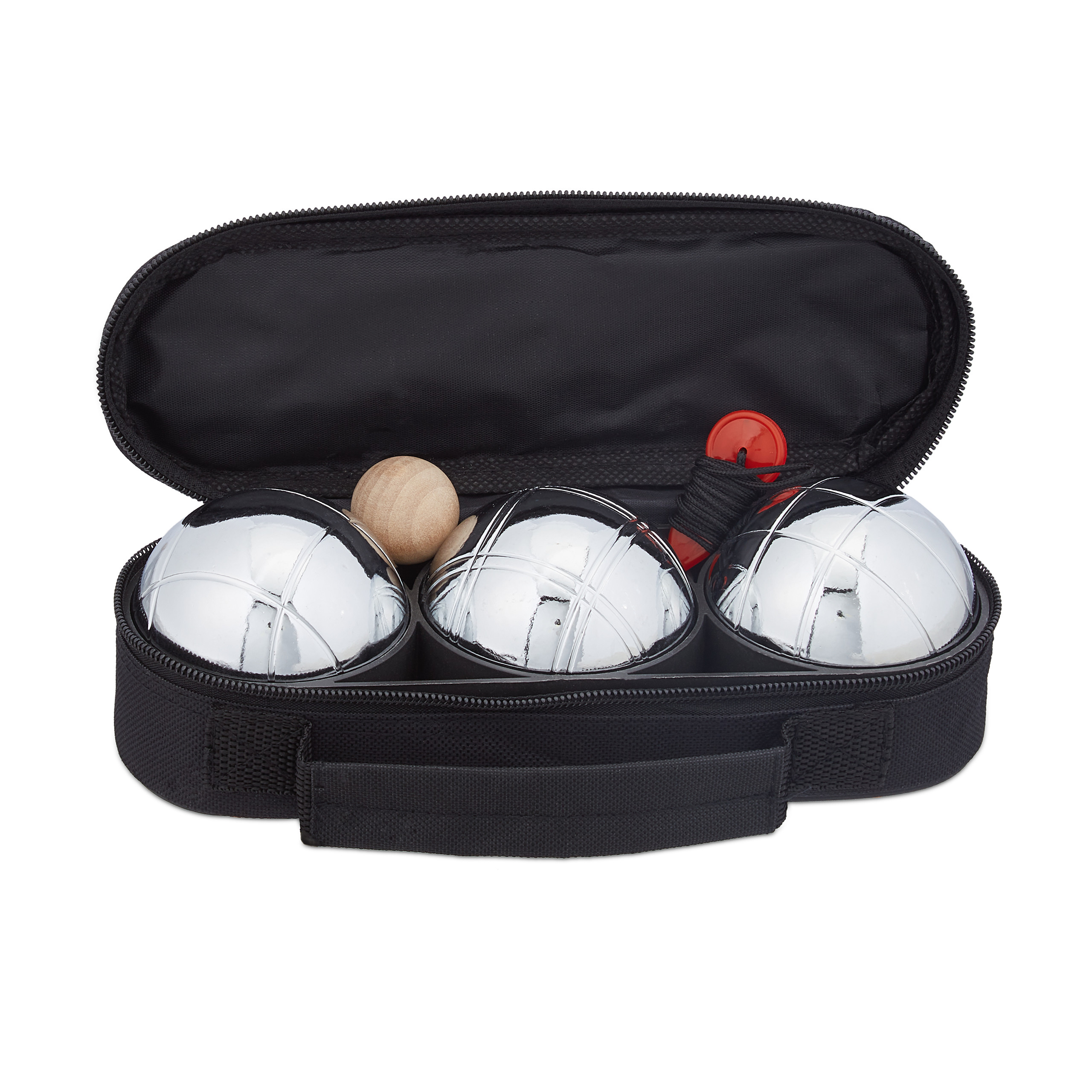 Petanca juego de boules 3 bolas 730 g juego de boccia bolas de jardín 3 pelotas - Imagen 1 de 10