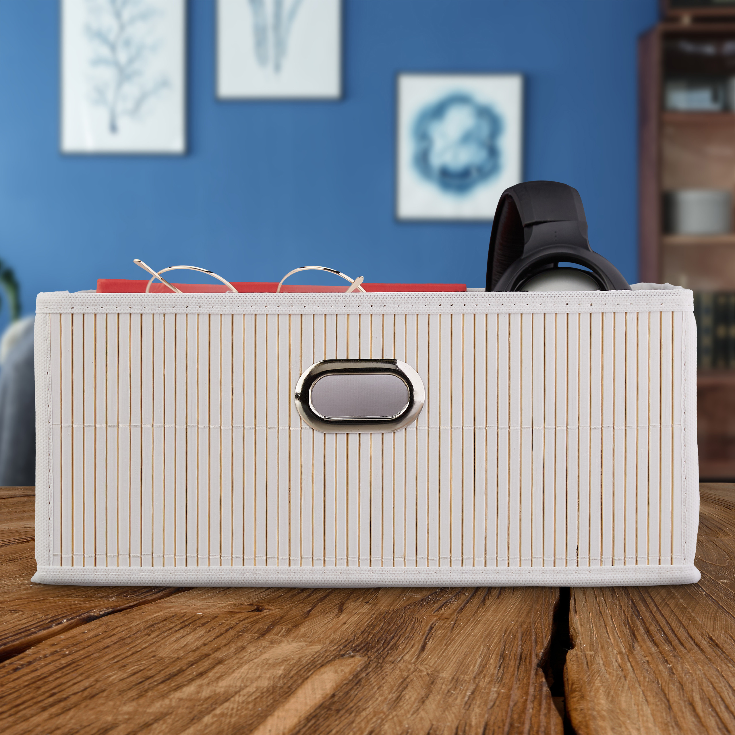 Aufbewahrungskorb Badkorb Badkörbchen Ordnungskorb faltbar 12 l Aufbewahrungsbox - Bild 5 von 9