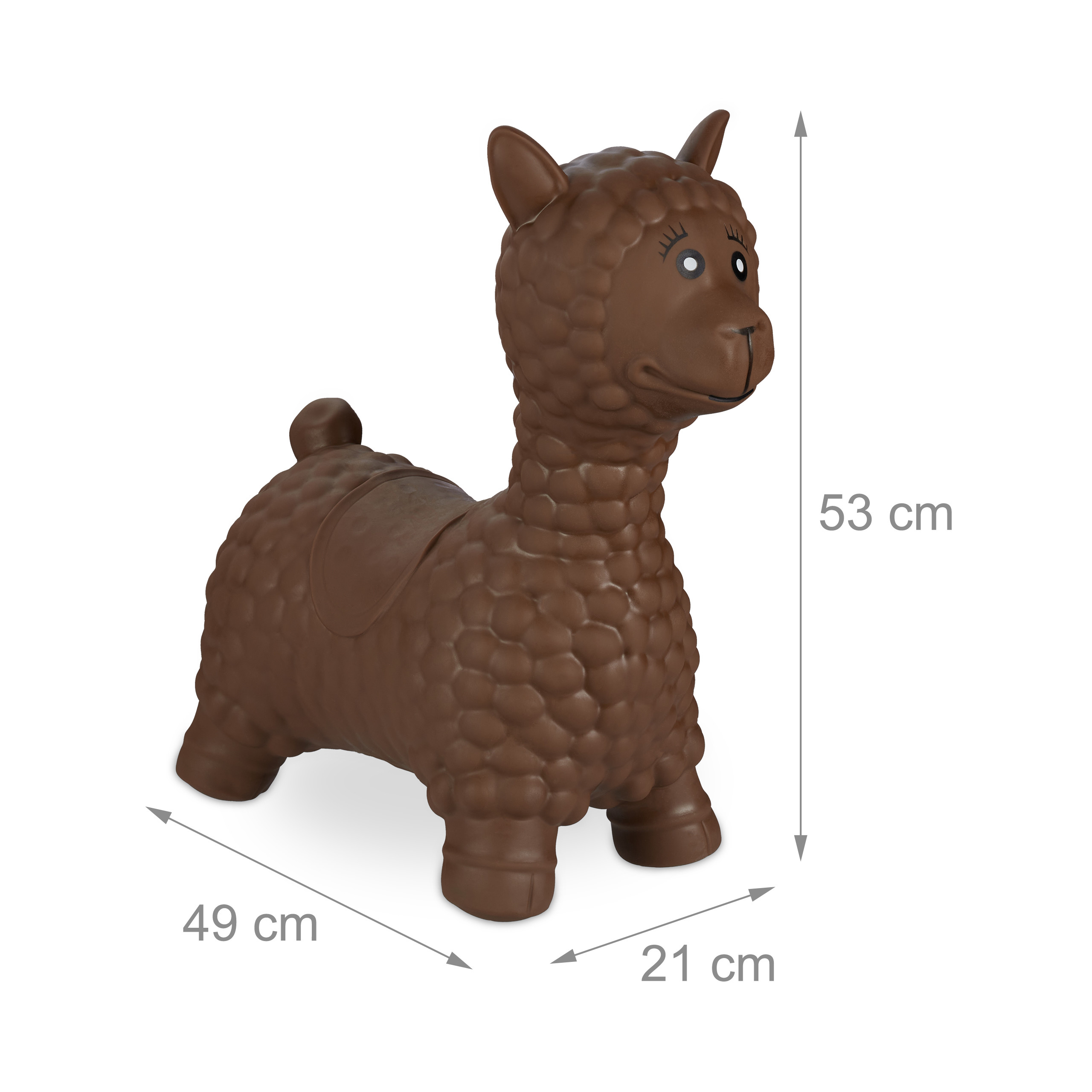 Animal sauteur Jouet animaux Ballon sauteur enfant Lama gonflable