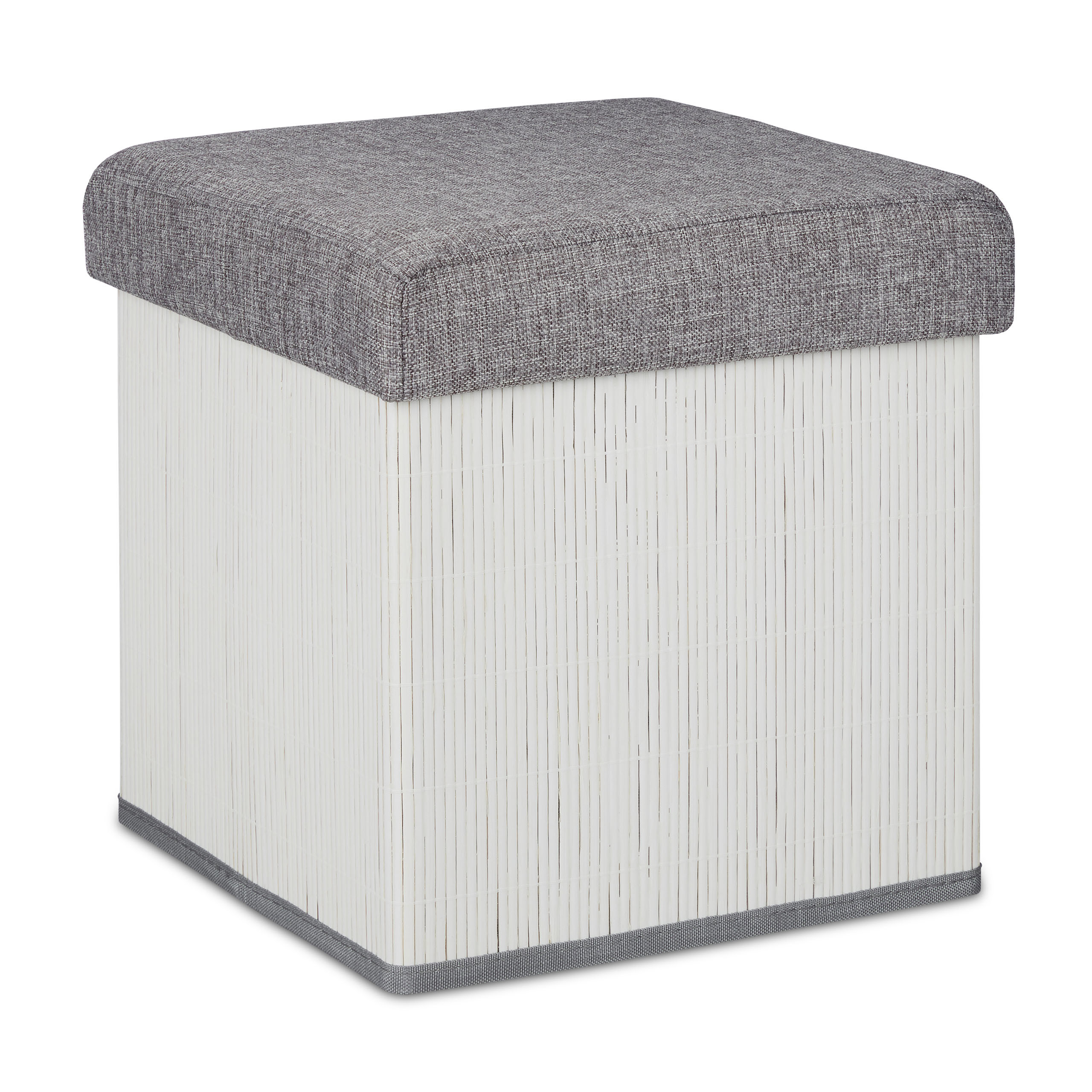 Sitzhocker mit Stauraum Würfelhocker Hocker Sofahocker Fußhocker Stauraumhocker - Bild 10 von 10