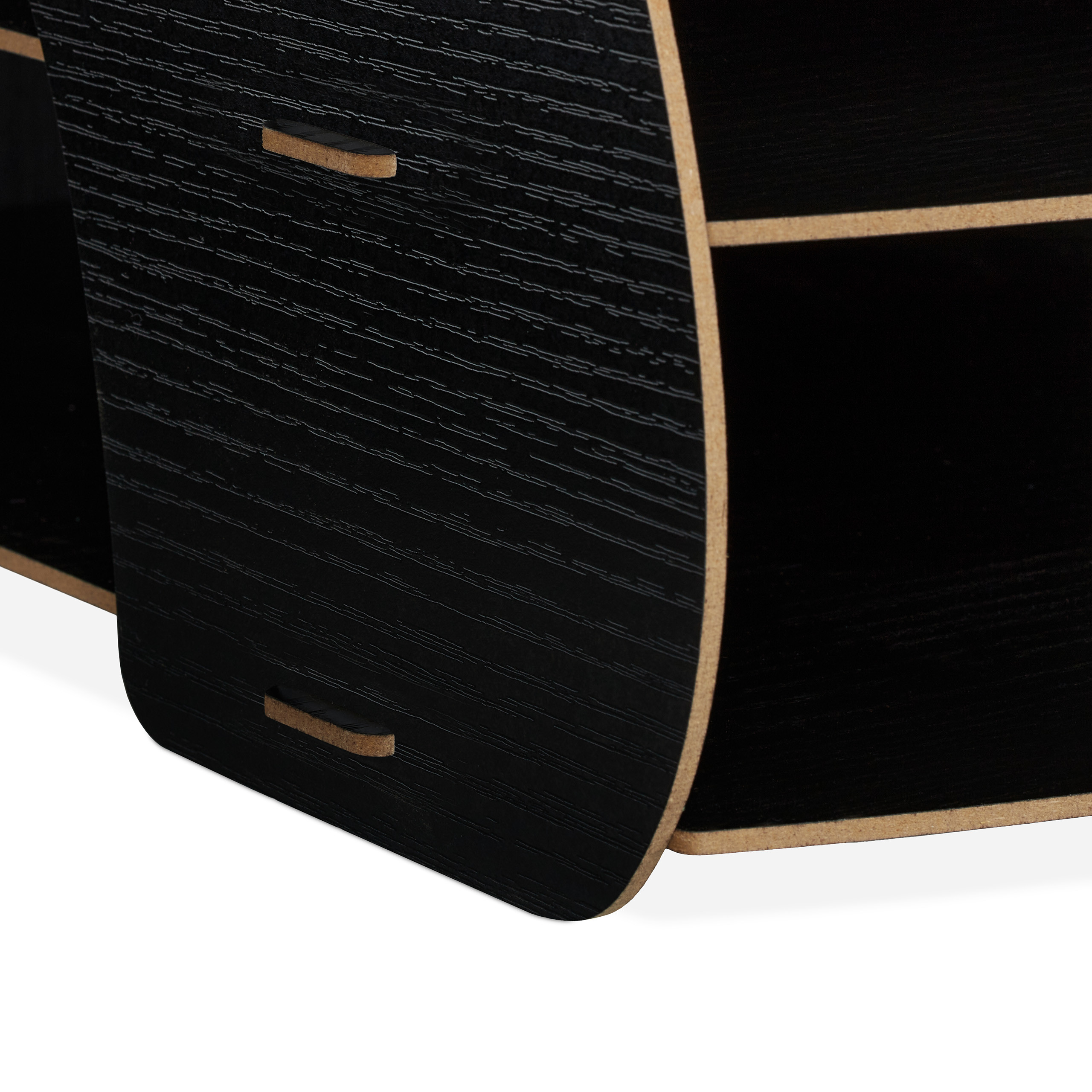 Dokumentenablage Büro Organizer Schreibtisch Ablagesystem 4 Fächer MDF Material