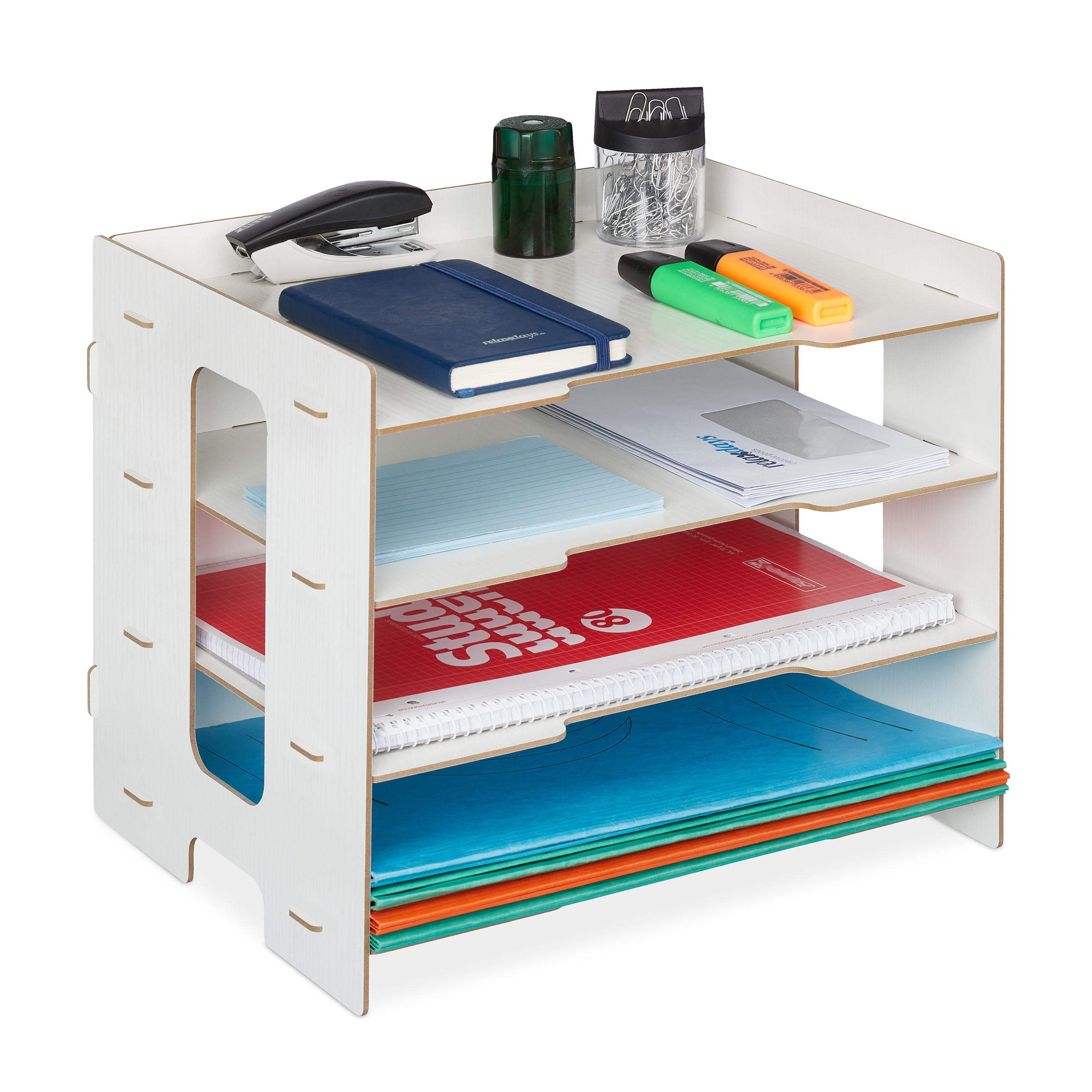 Briefablage Büro Organizer Dokumentenablage Schreibtisch Ablage 3 Fächer