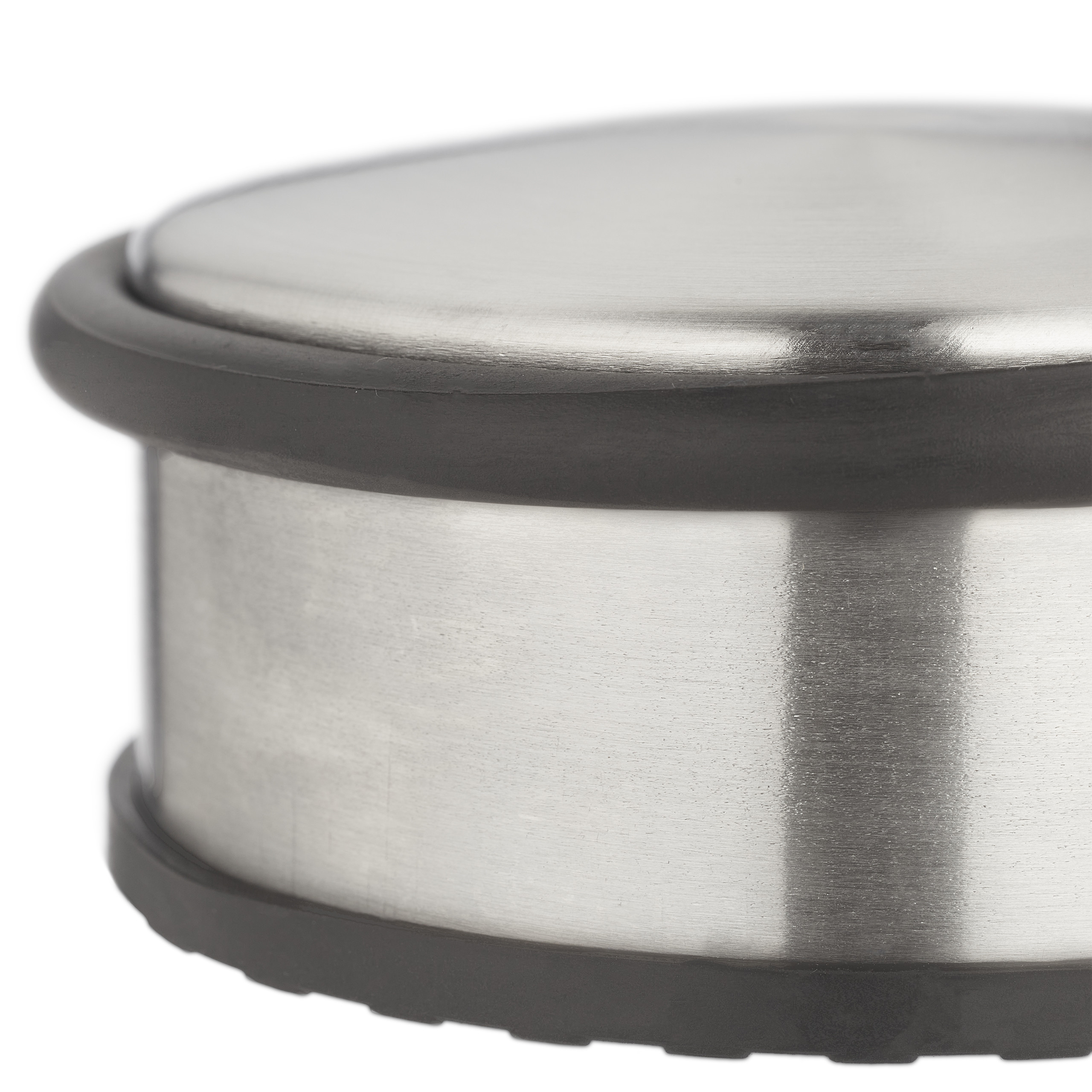 Türstopper 5er Set Tür-Aufhalter Bodentürstopper flach Bodentürpuffer Edelstahl - Bild 6 von 7