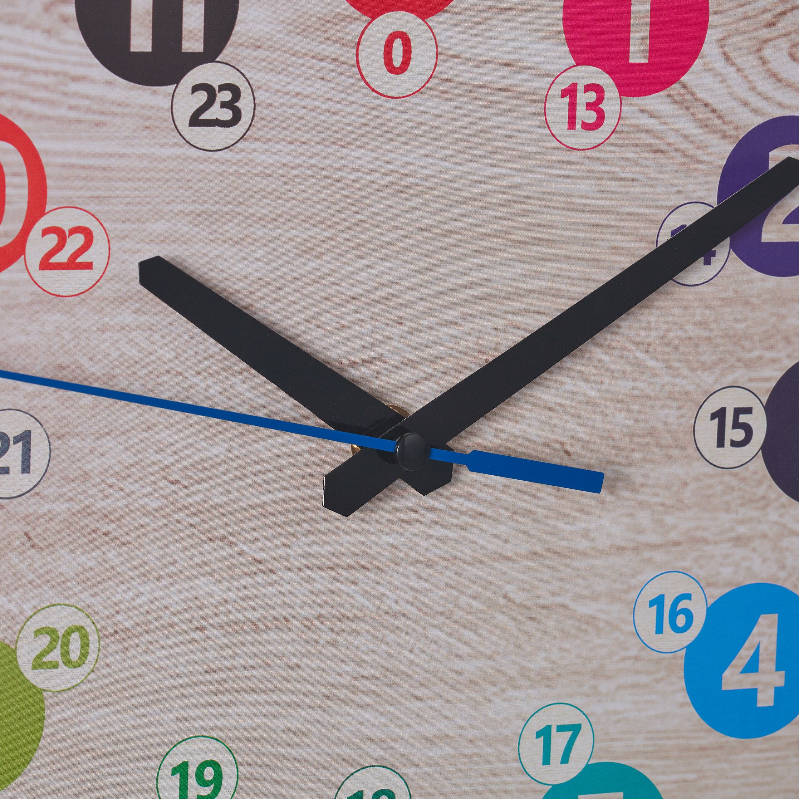 Reloj de pared niños colorido reloj infantil a pilas 30 cm reloj de pared para niños - Imagen 6 de 8