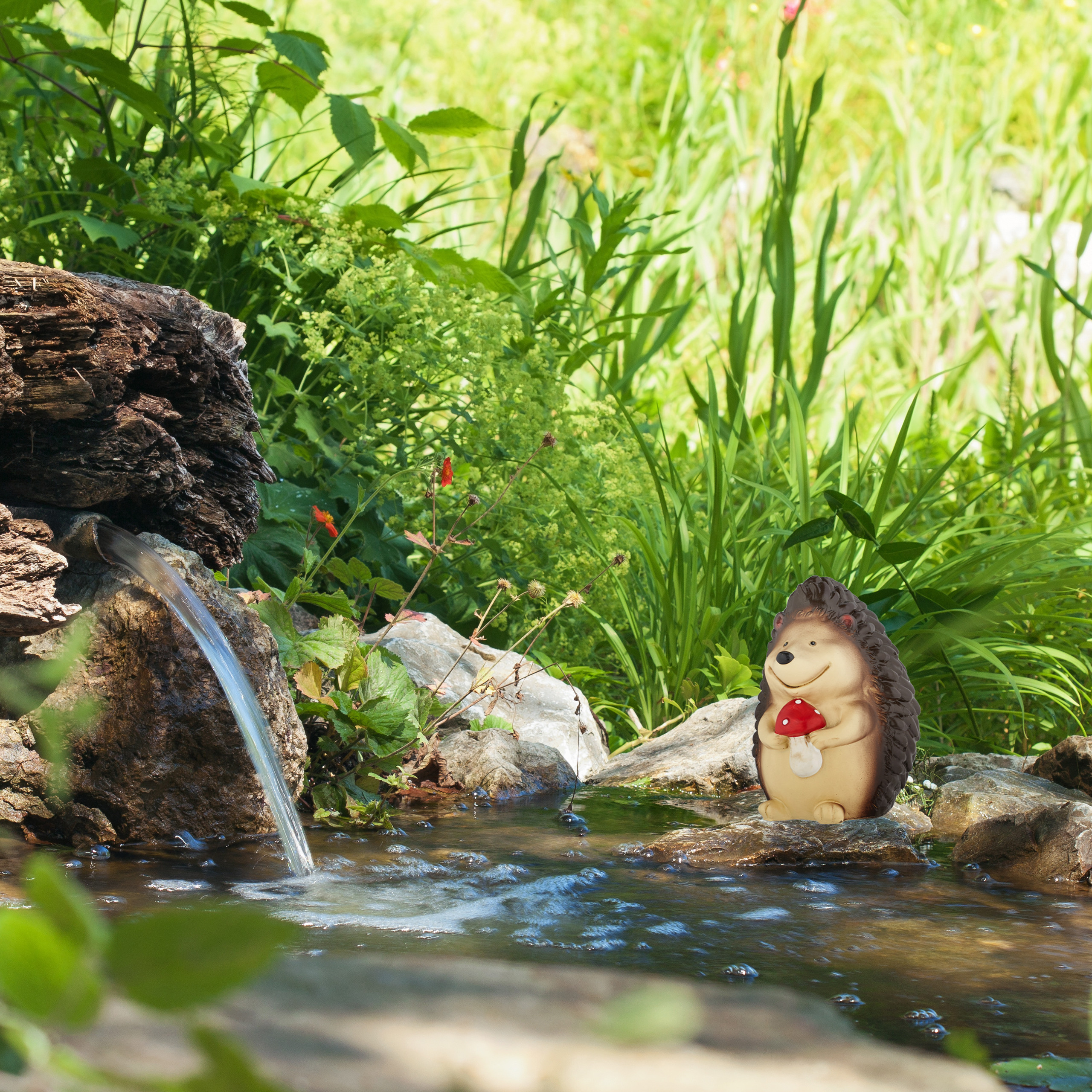 Statua Rana In Resina Dipinta A Mano Per Giardino - 15cm, Resistente Alle Intemperie, Finitura Patina, Decorazione Esterna/Interna