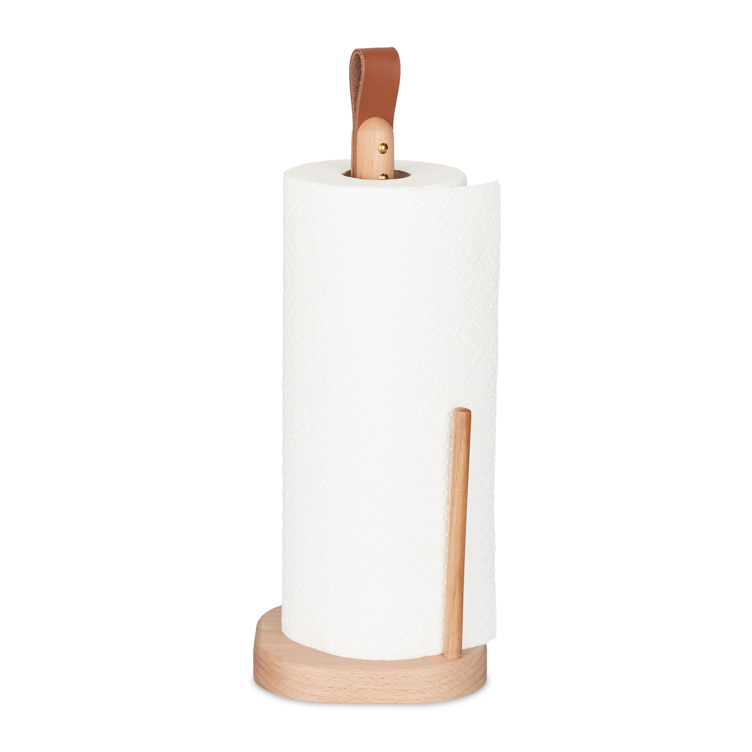 Küchenrollenhalter Holz, Rollenhalter Küchenrolle, Haushaltsrollenhalter eckig