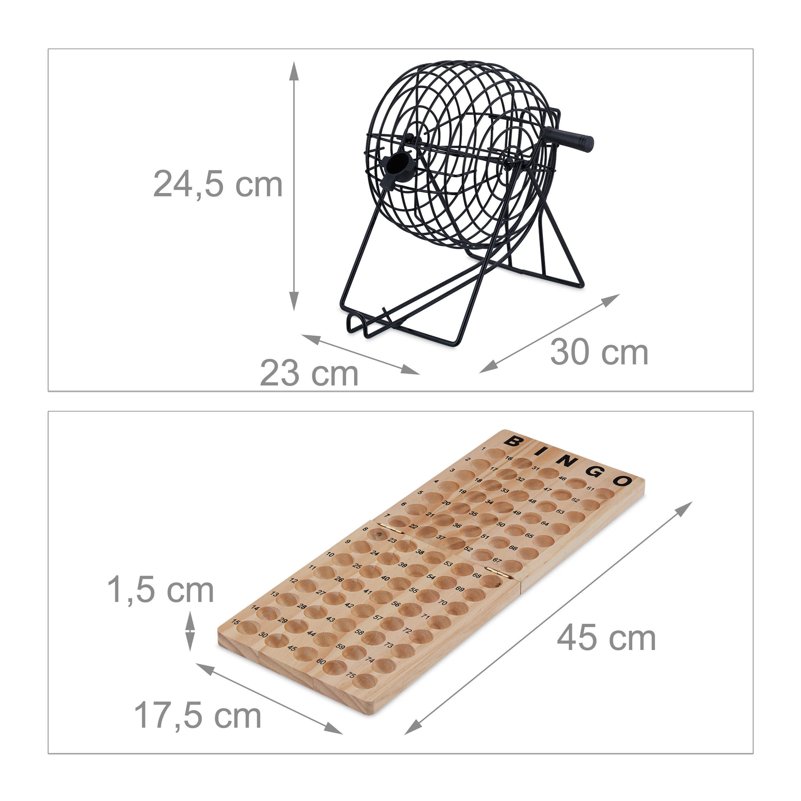 Set Completo Gioco Del Bingo: Palline Numerate, Cartelle E Chip – Per Feste In Famiglia