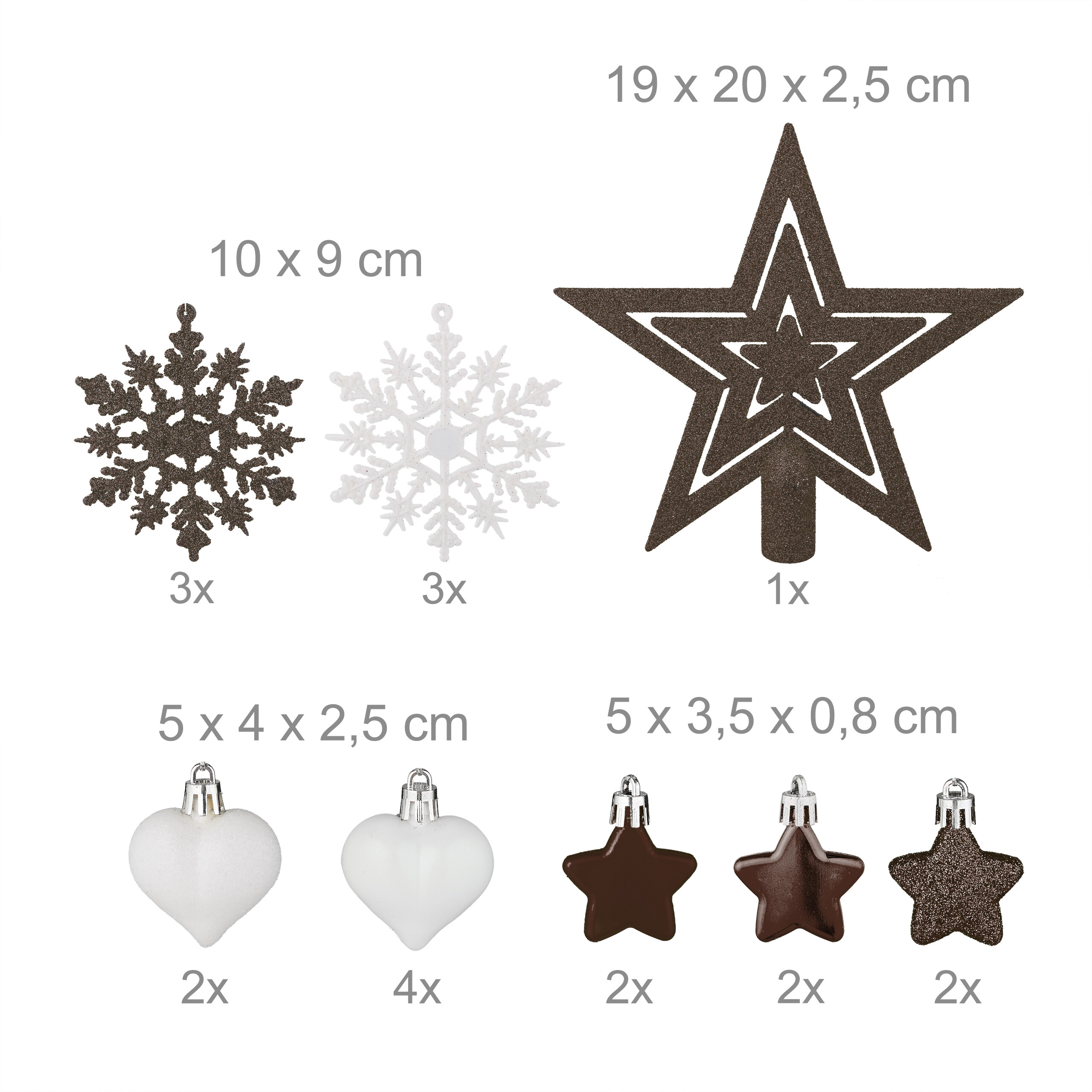 Weihnachtskugeln Christbaumschmuck Baumkugeln Weihnachtsbaumkugeln 101er Set
