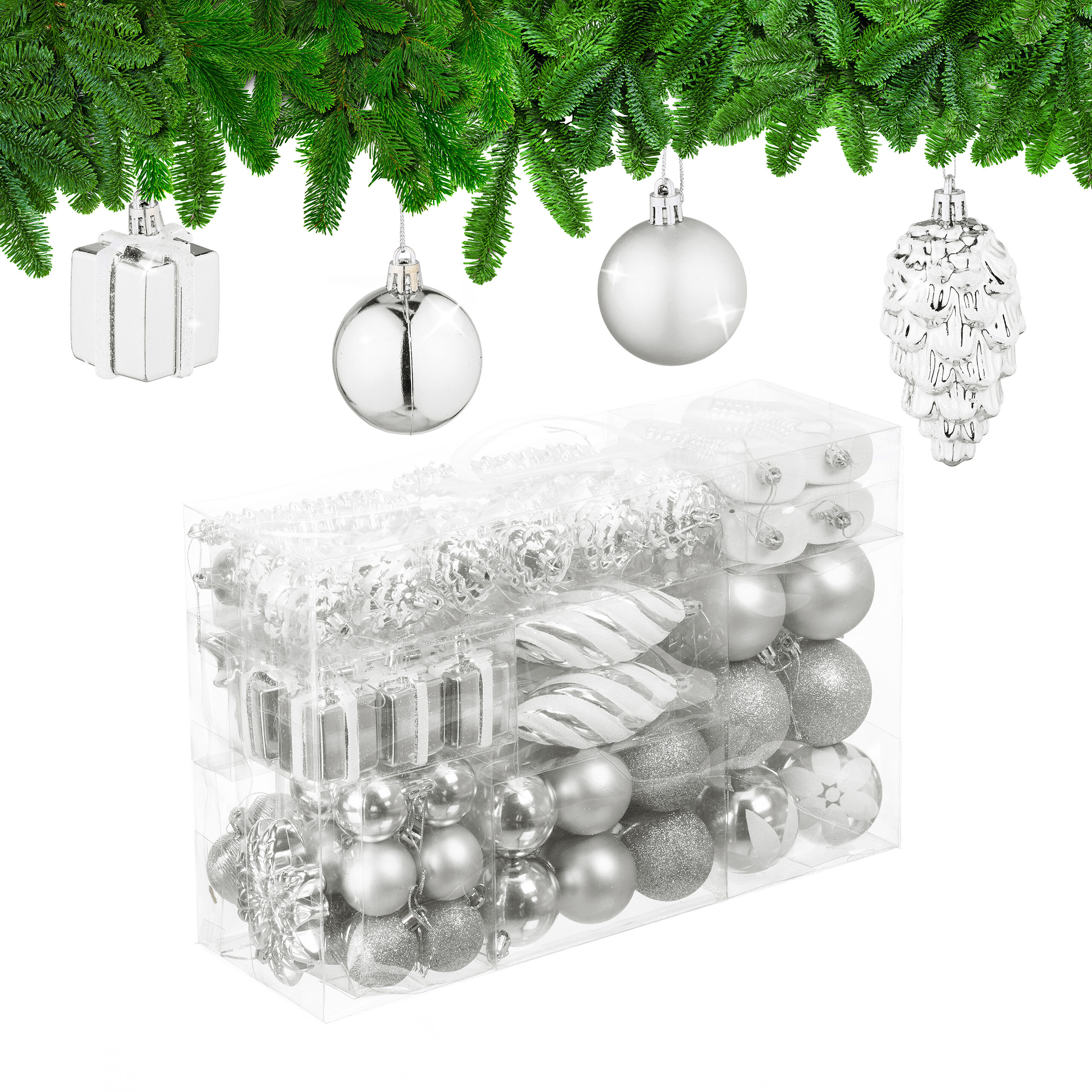 Weihnachtskugeln Christbaumkugel Tannenbaumkugel Tannenbaumschmuck 72er Set