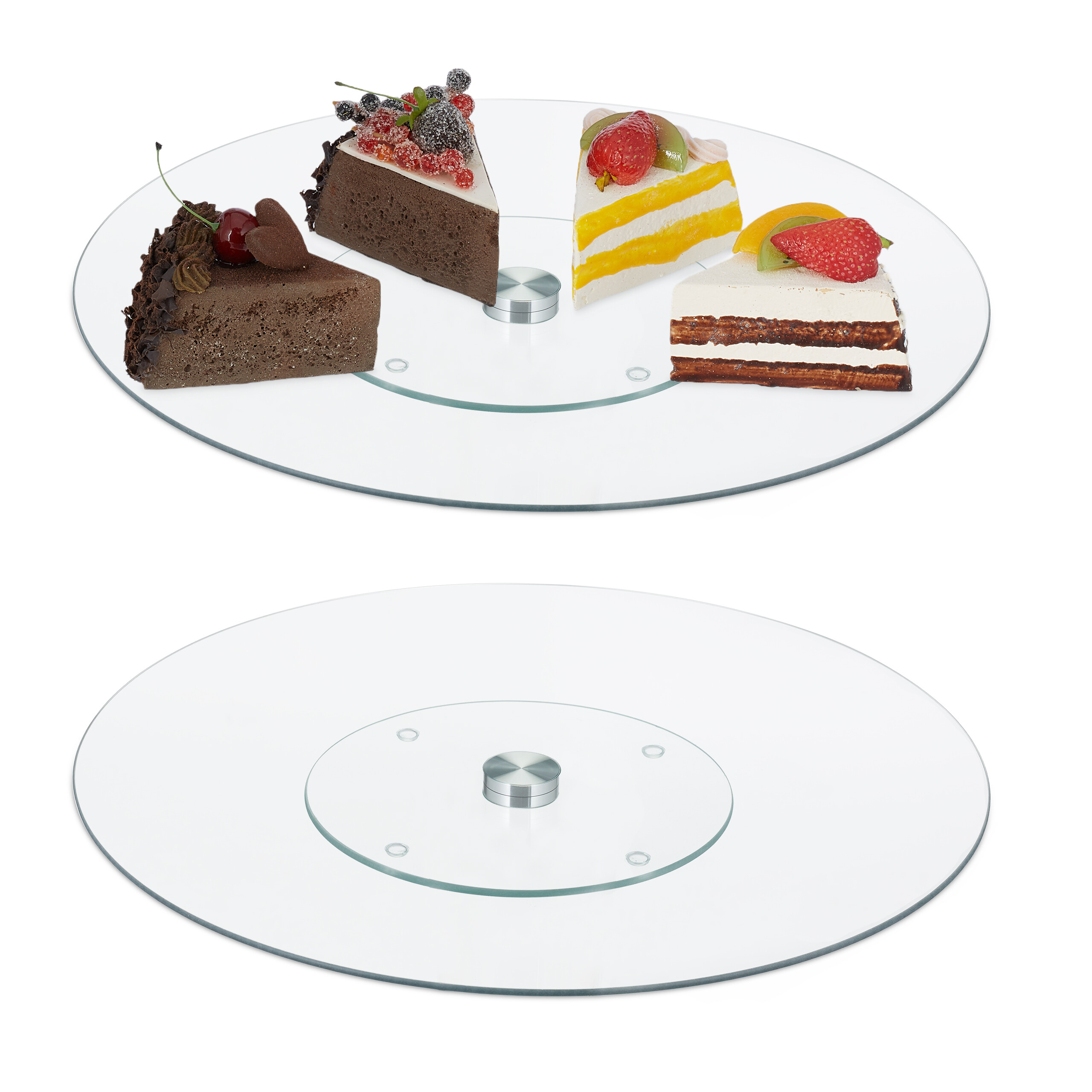 Tortenplatte Tortenservierplatte drehbare Kuchenplatte Kuchendrehplatte 0,9 kg