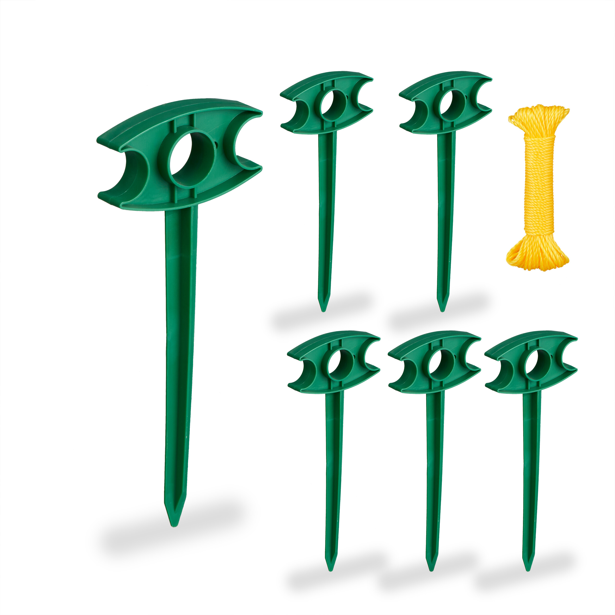 Lot de 100 Piquets de fixation sardines pour tente piquet ancrage sol