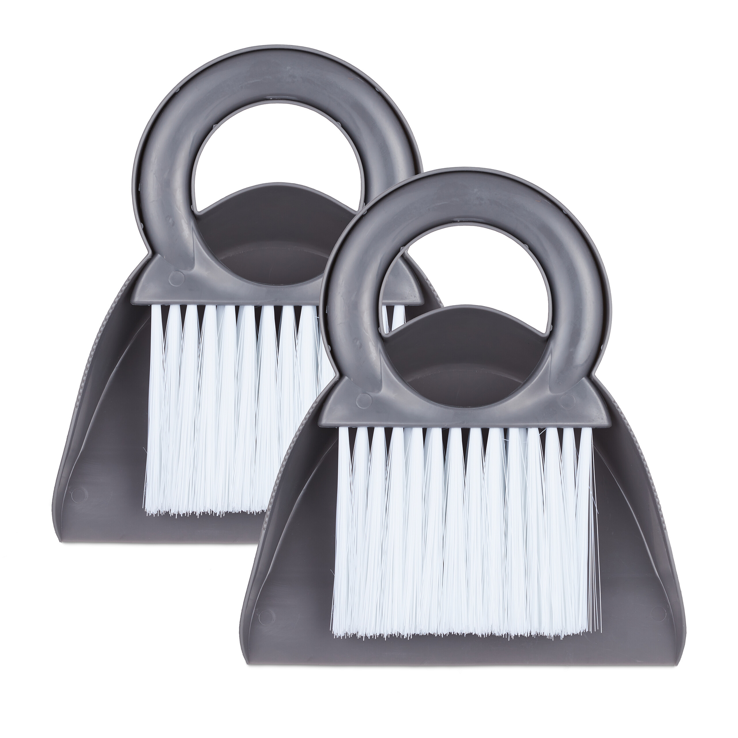 Set Mini Paletta E Spazzola Da Tavolo In Legno Di Faggio - Scopina Per Briciole Con Magnete - 2