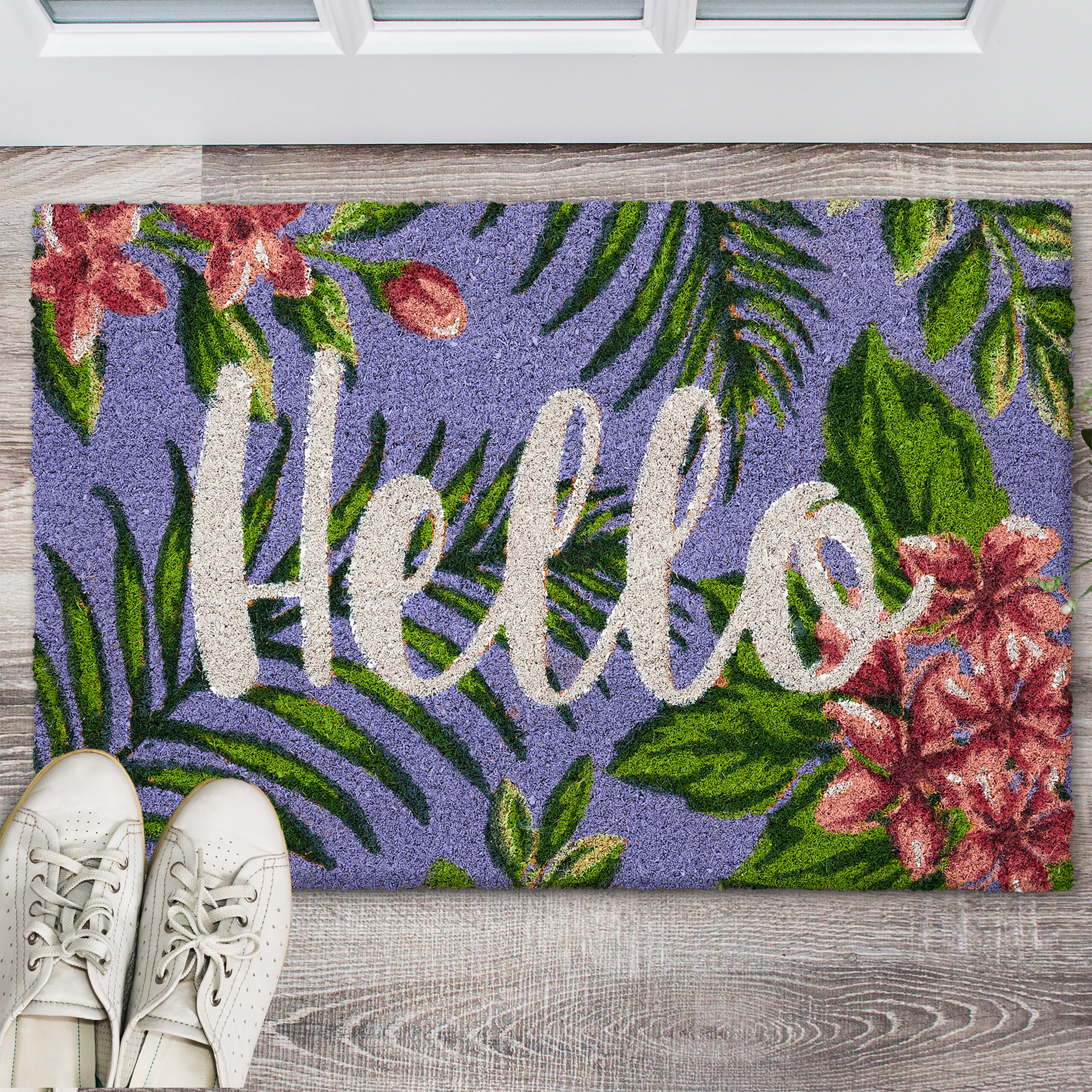 Tappeto Da Esterno Buffalo Plaid 20x32 A Scacchi, Zerbino Per Ingresso Antiscivolo Assorbente Per Interni Lavabile Per Esterni A Strati~p113399395