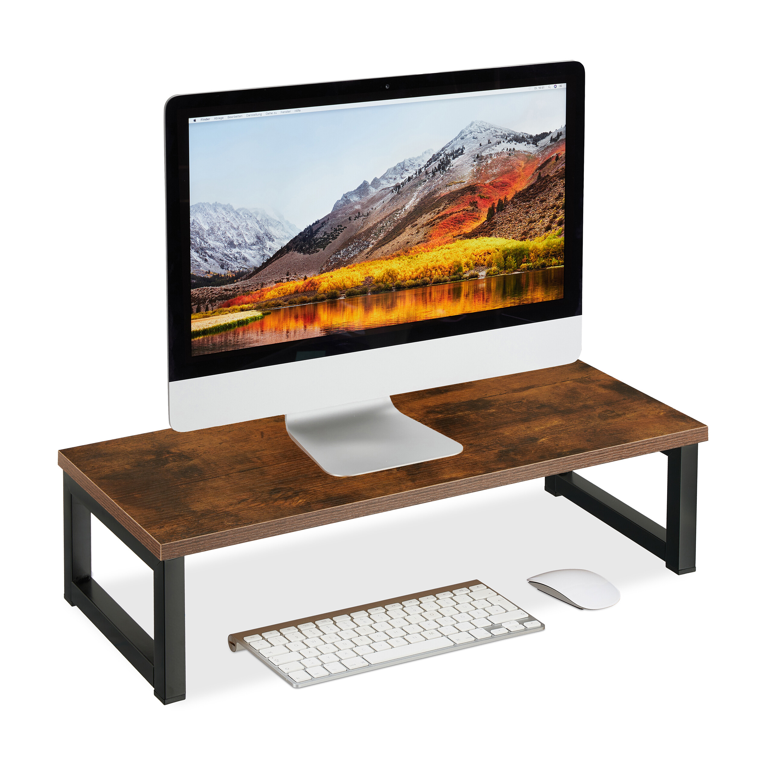Monitorständer Monitoraufsatz Bildschirmständer PC-Ständer Schreibtischständer - Afbeelding 9 van 14