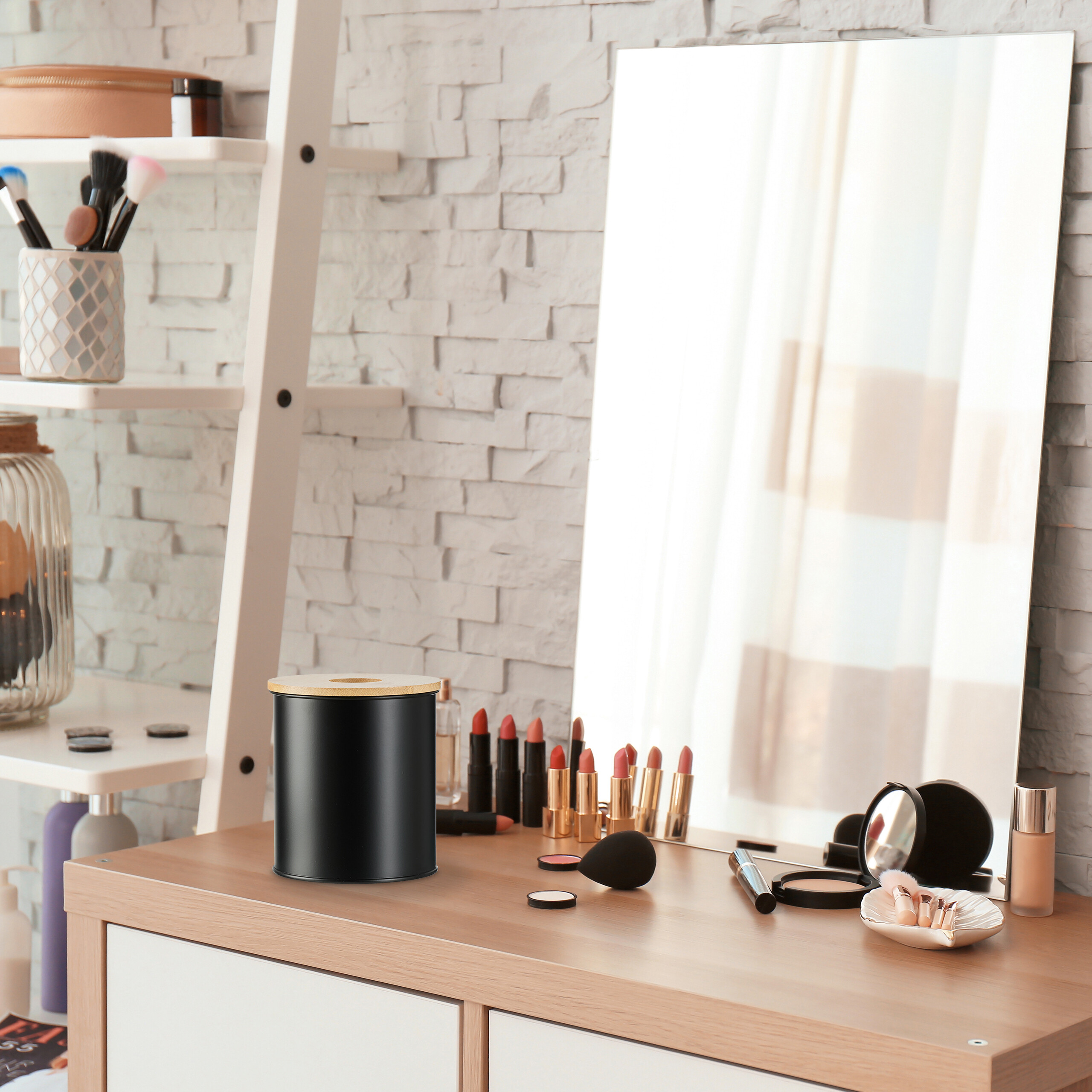 Kosmetikeimer Toiletteneimer 2L Badabfalleimer Badkübel WC Eimer Hygieneeimer - Bild 13 von 15